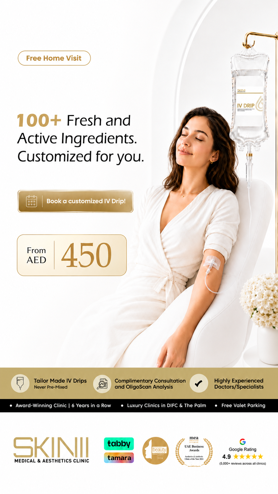 Skin111 Clinics Facebook ad from May 28, 2026