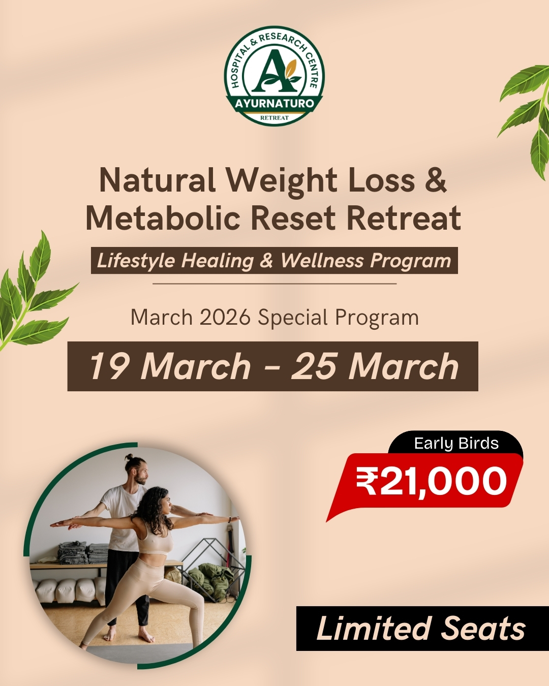 Ayurnaturo Hospital & Research Centre - Taya Hospital Facebook ad: BIG NEWS: Metabolic Reset Retreat is here!
