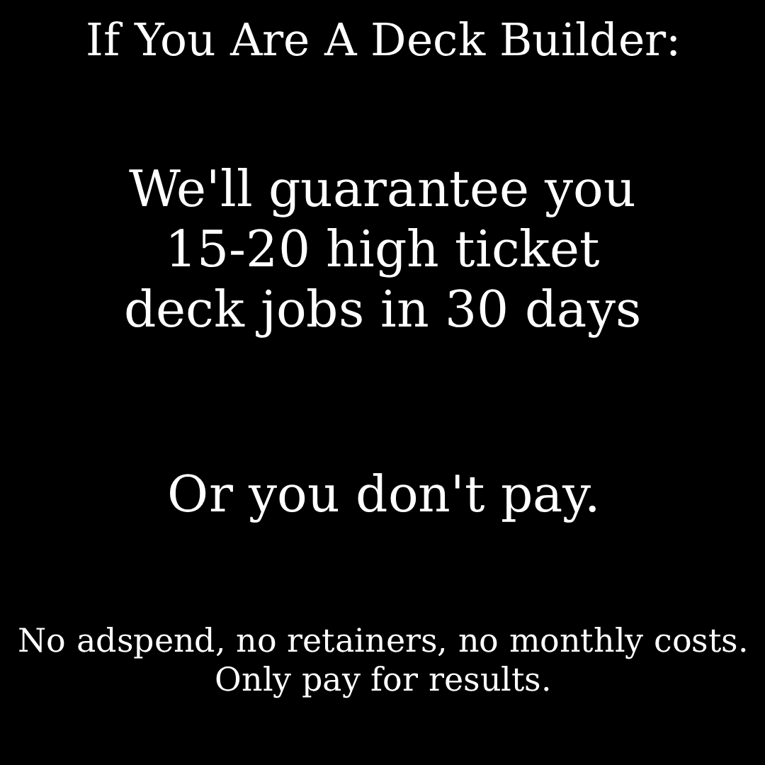 Rambitious Media Facebook ad: Only Pay $55 Per Job We Send
