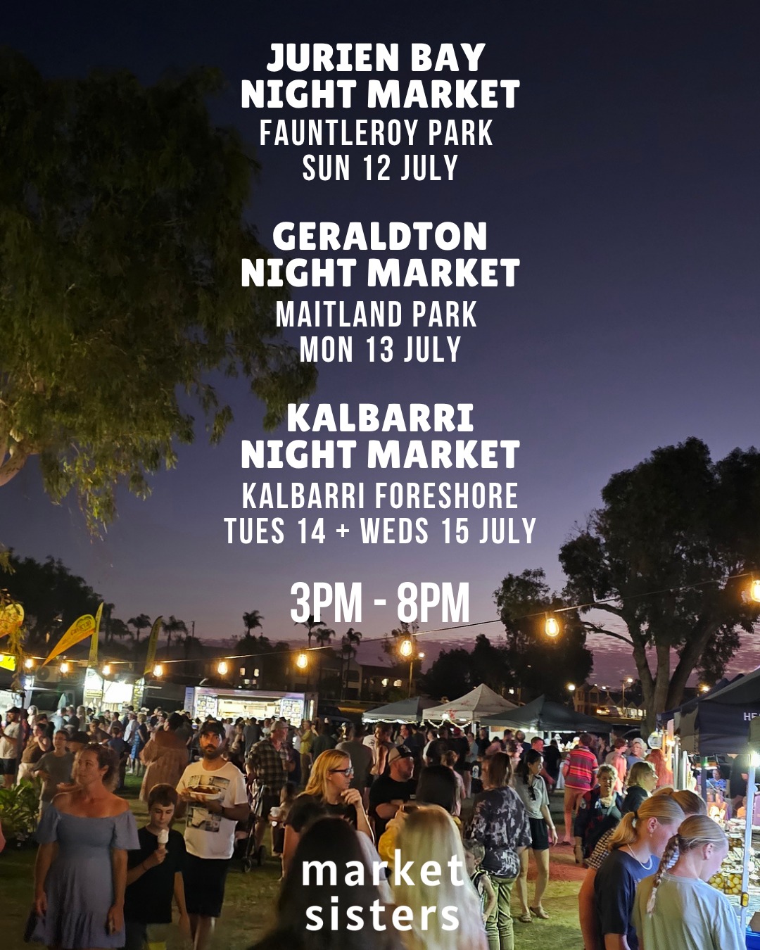Coastal Markets by Market Sisters Facebook ad: SAVE THE DATE!