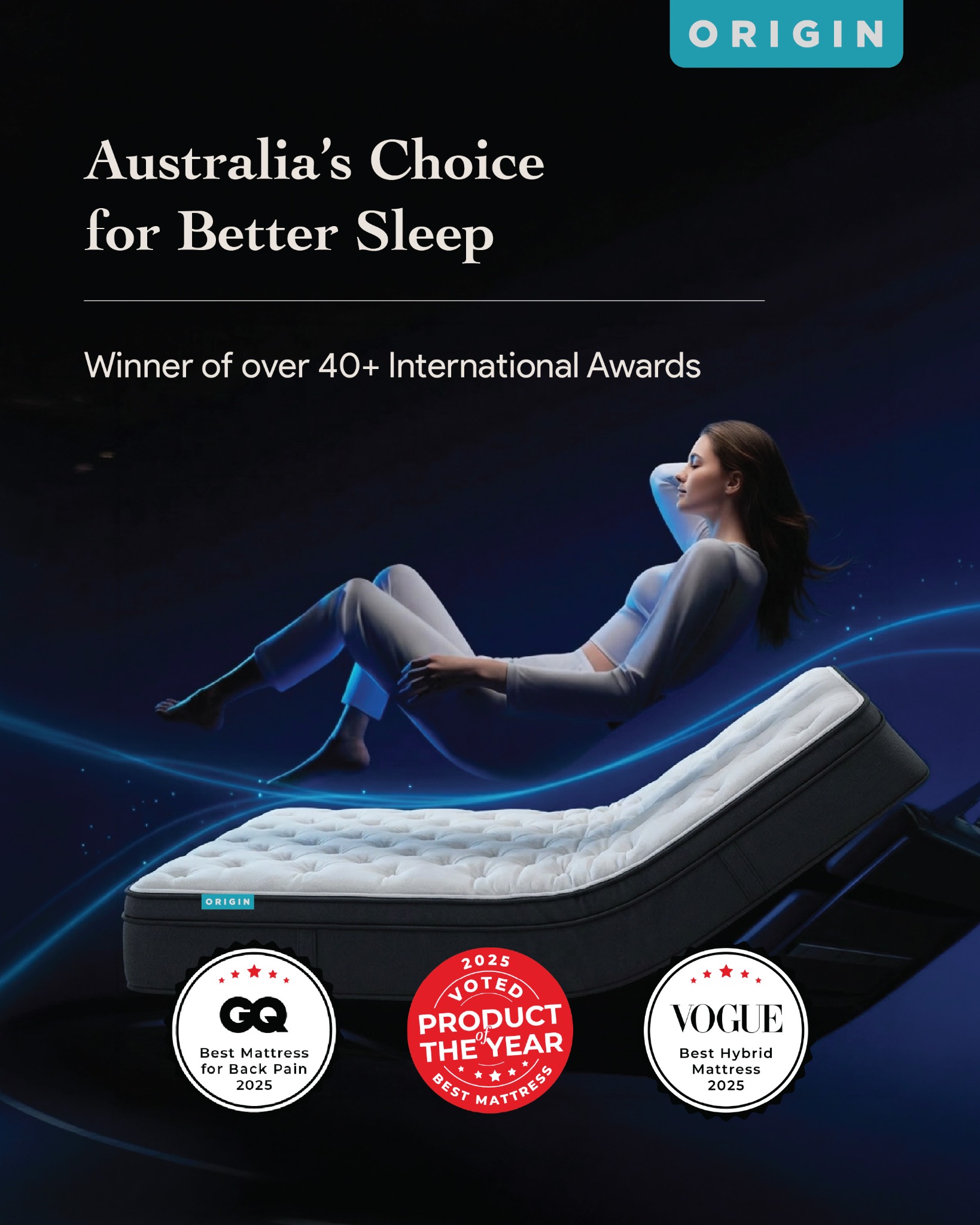 Origin Mattress Australia Facebook ad
