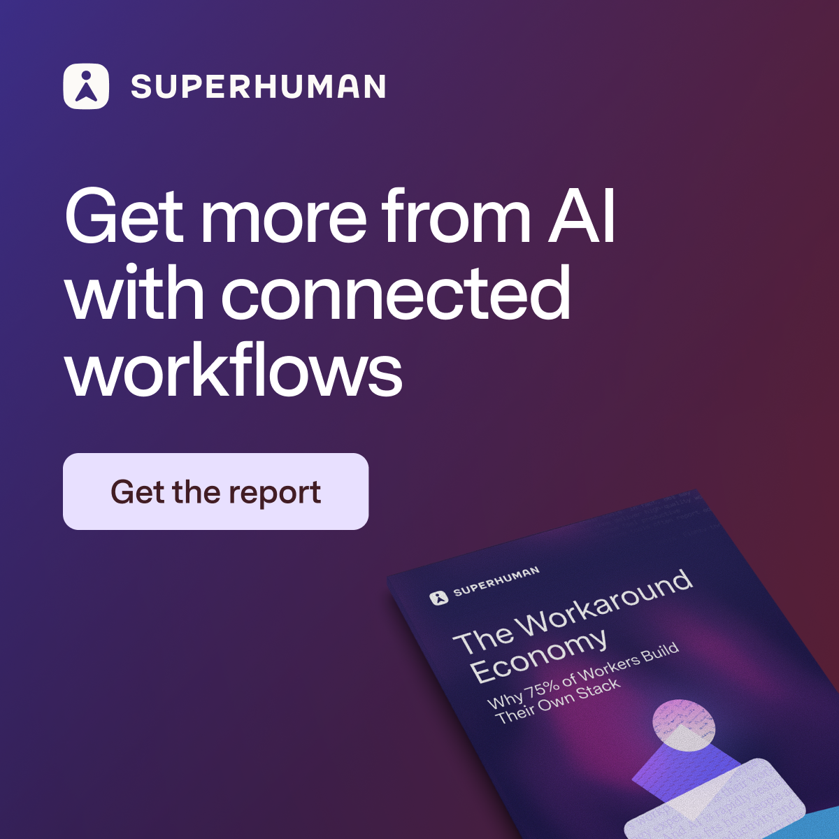 Superhuman Facebook ad