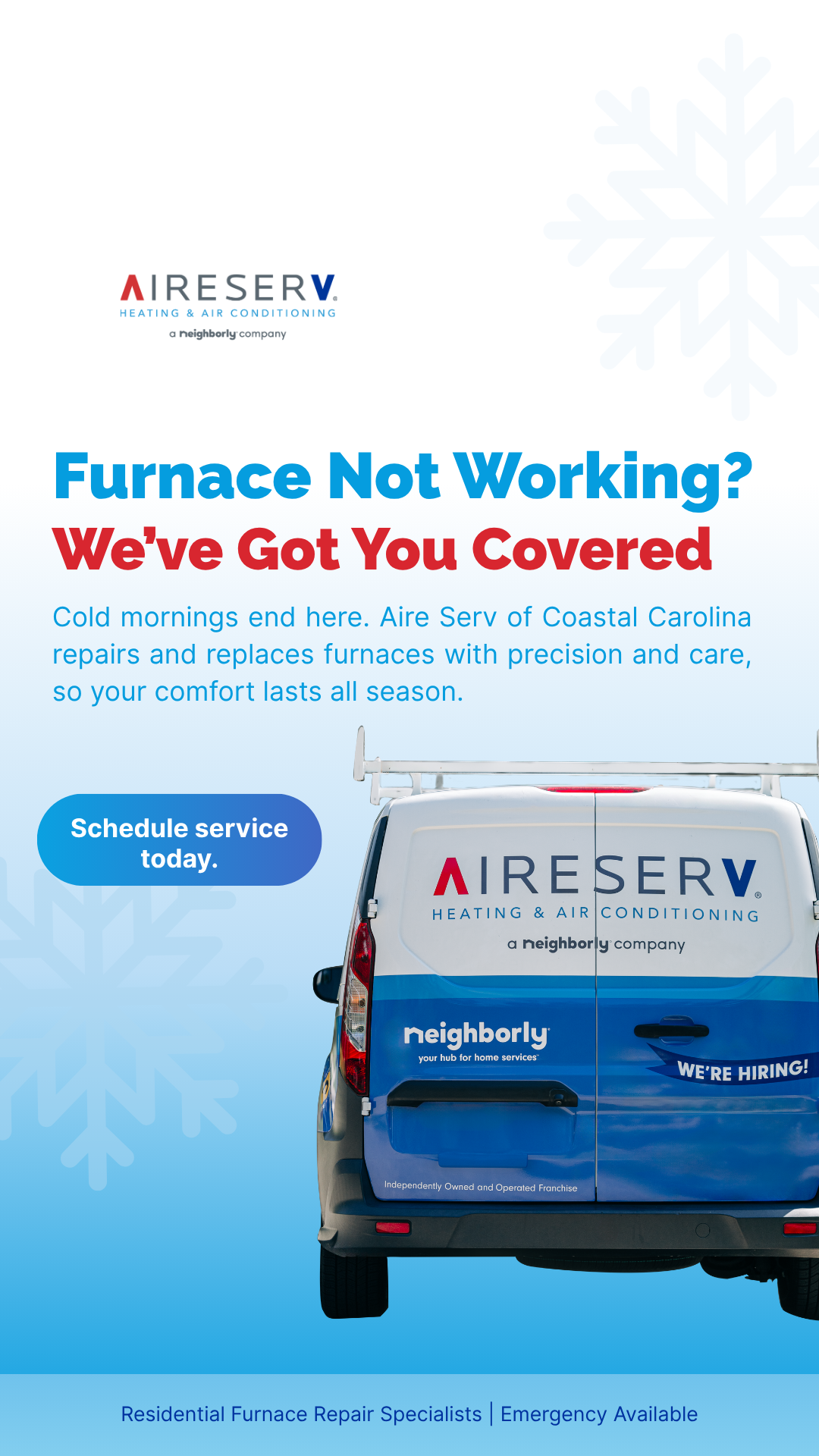Aire Serv of Coastal Carolina Facebook ad