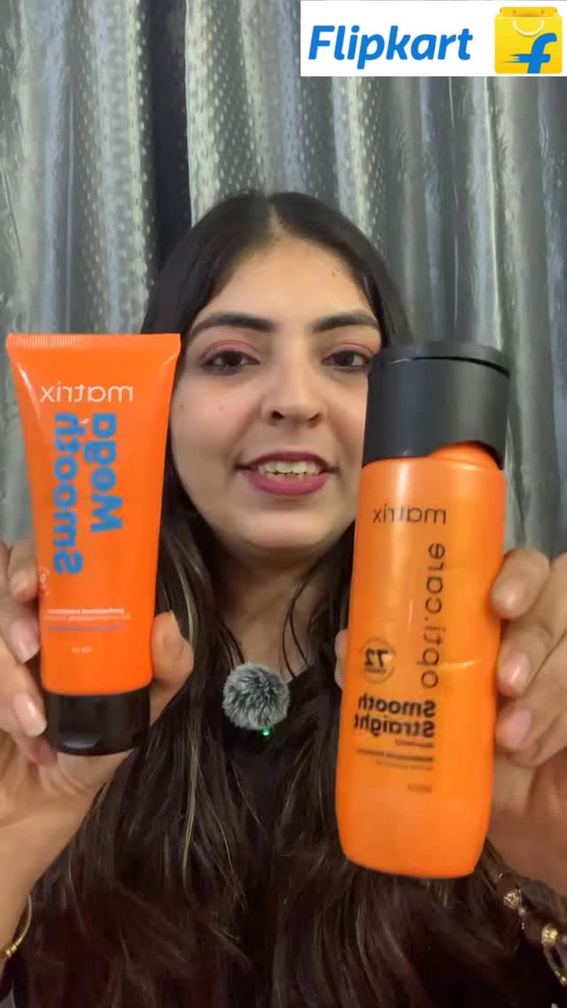 Flipkart Facebook ad: Salon-like smooth hair at home