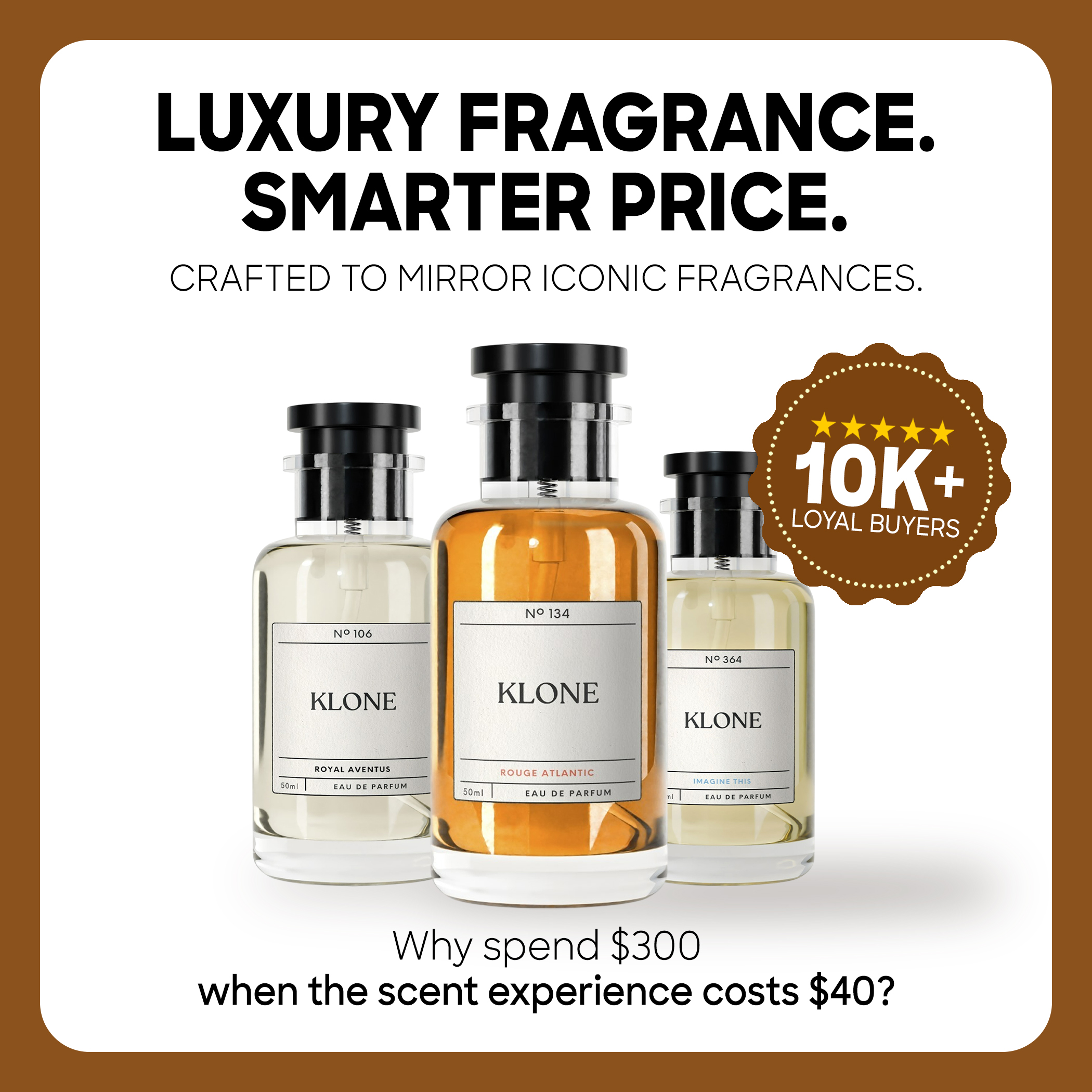 Klone Scents Facebook ad