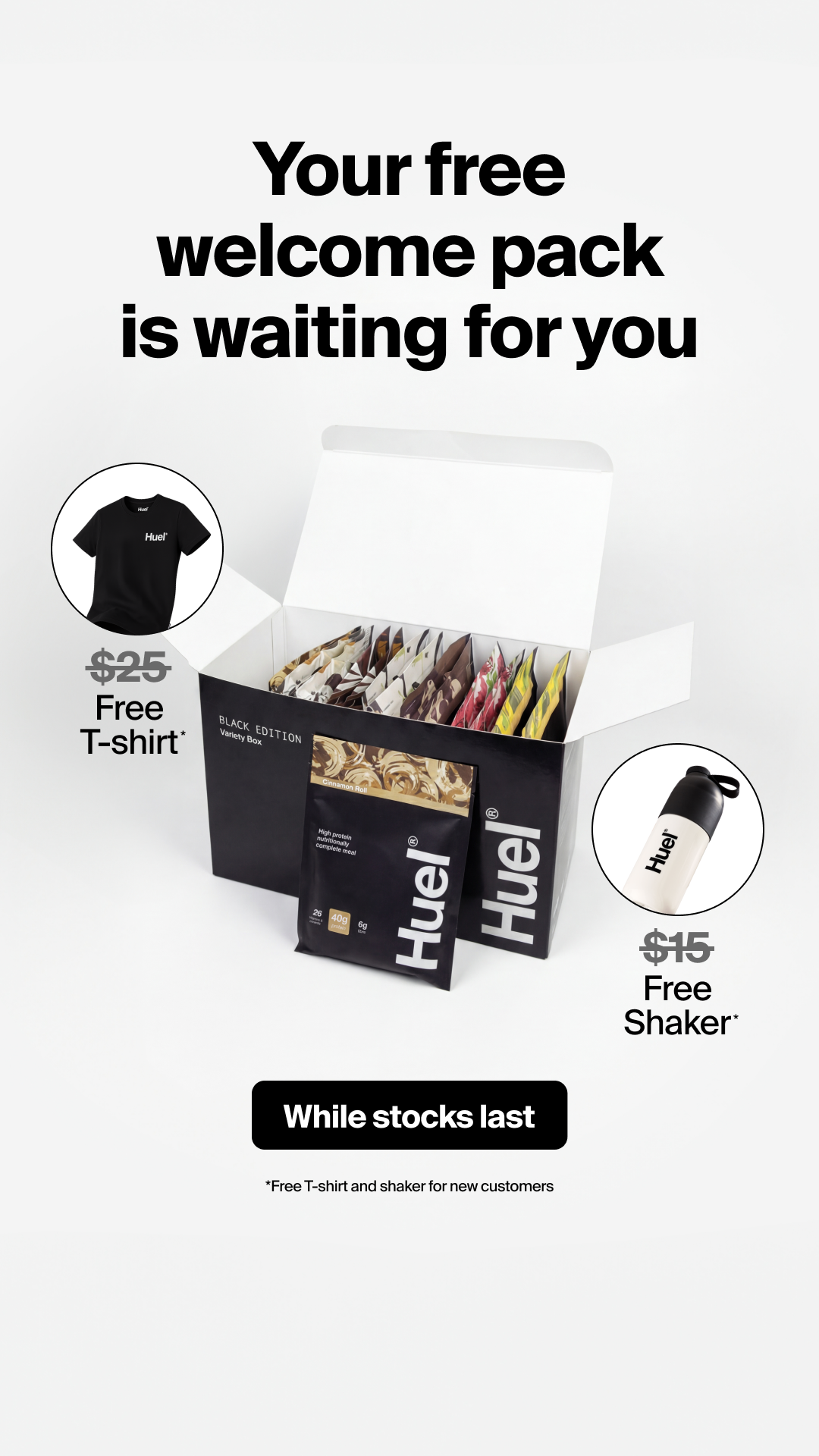 Huel Facebook ad