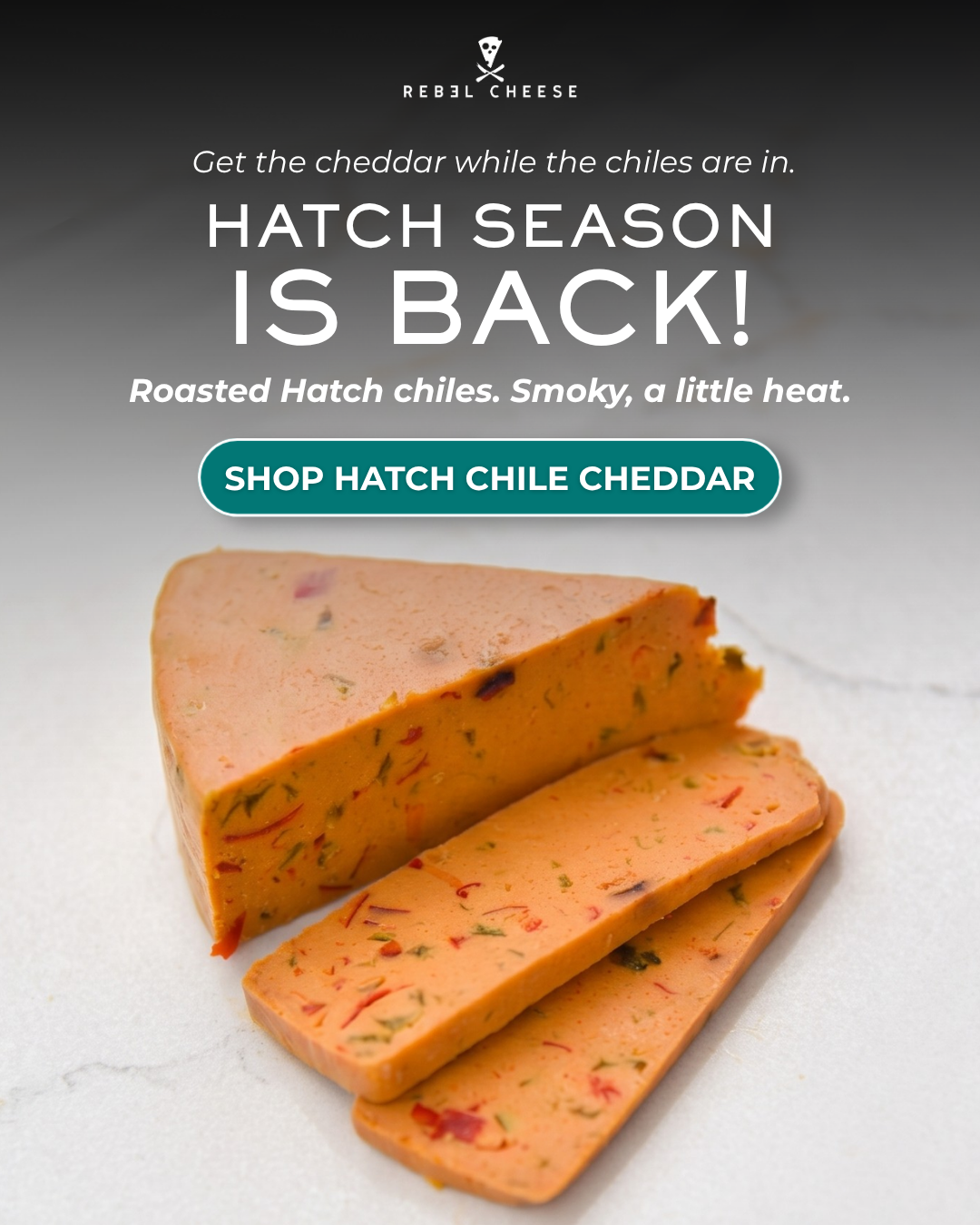 Rebel Cheese Facebook ad