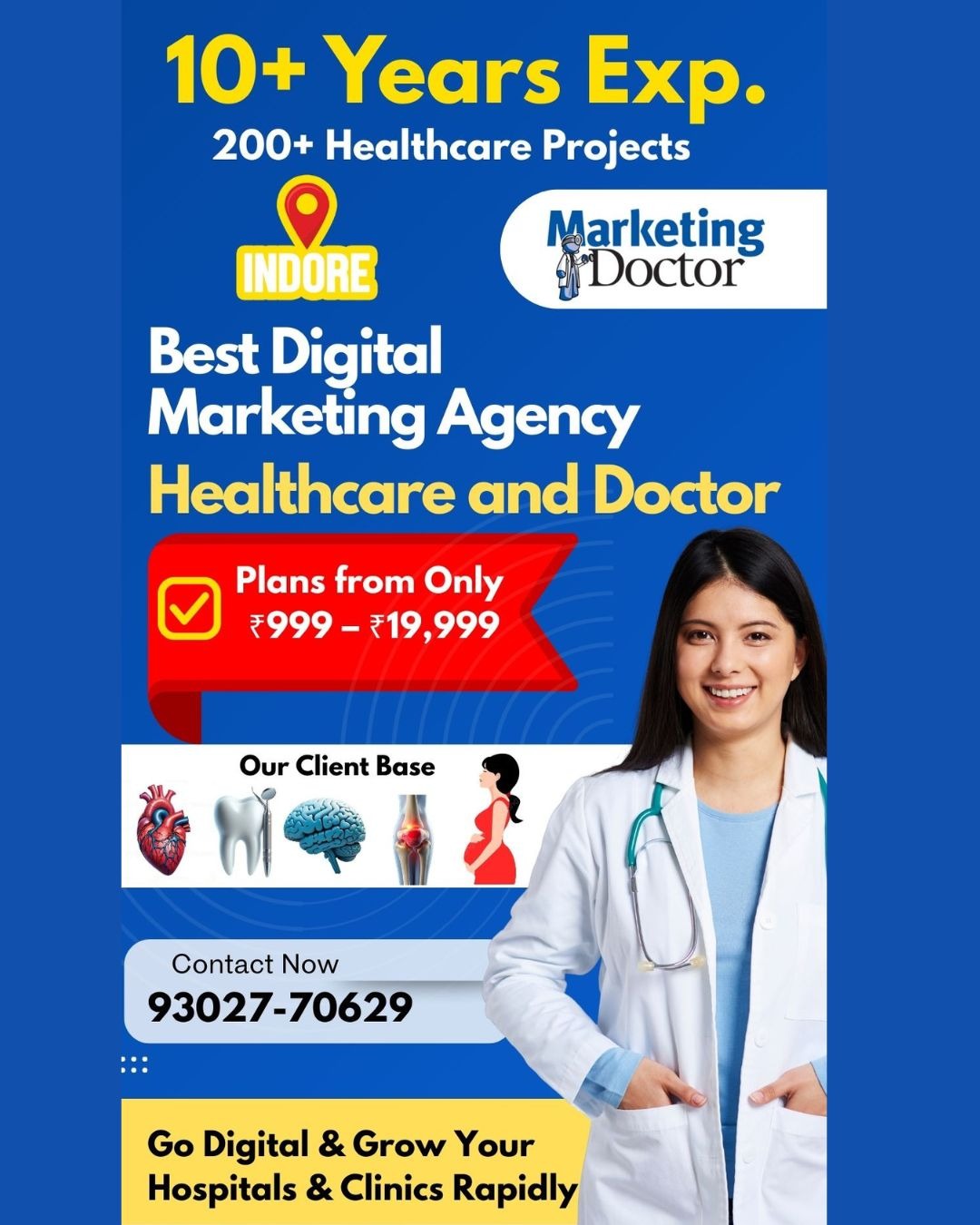 Digital Marketing Doctors Facebook ad: Doctors ke liye Digital Marketing