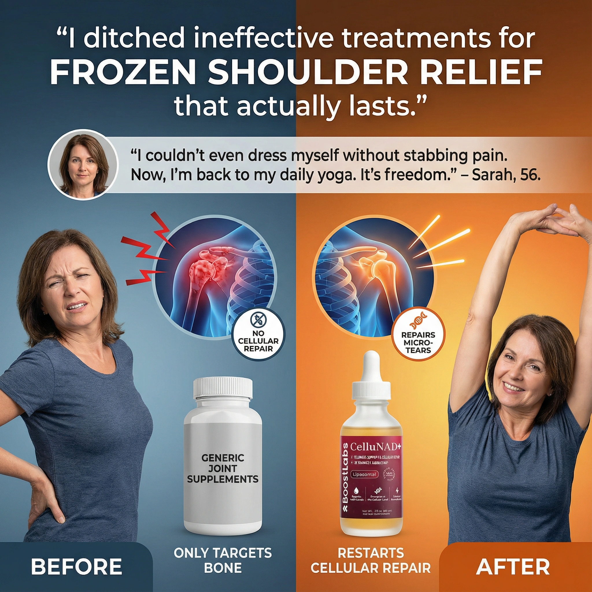 Sarah Mitchell Menopause Joint Expert Facebook ad