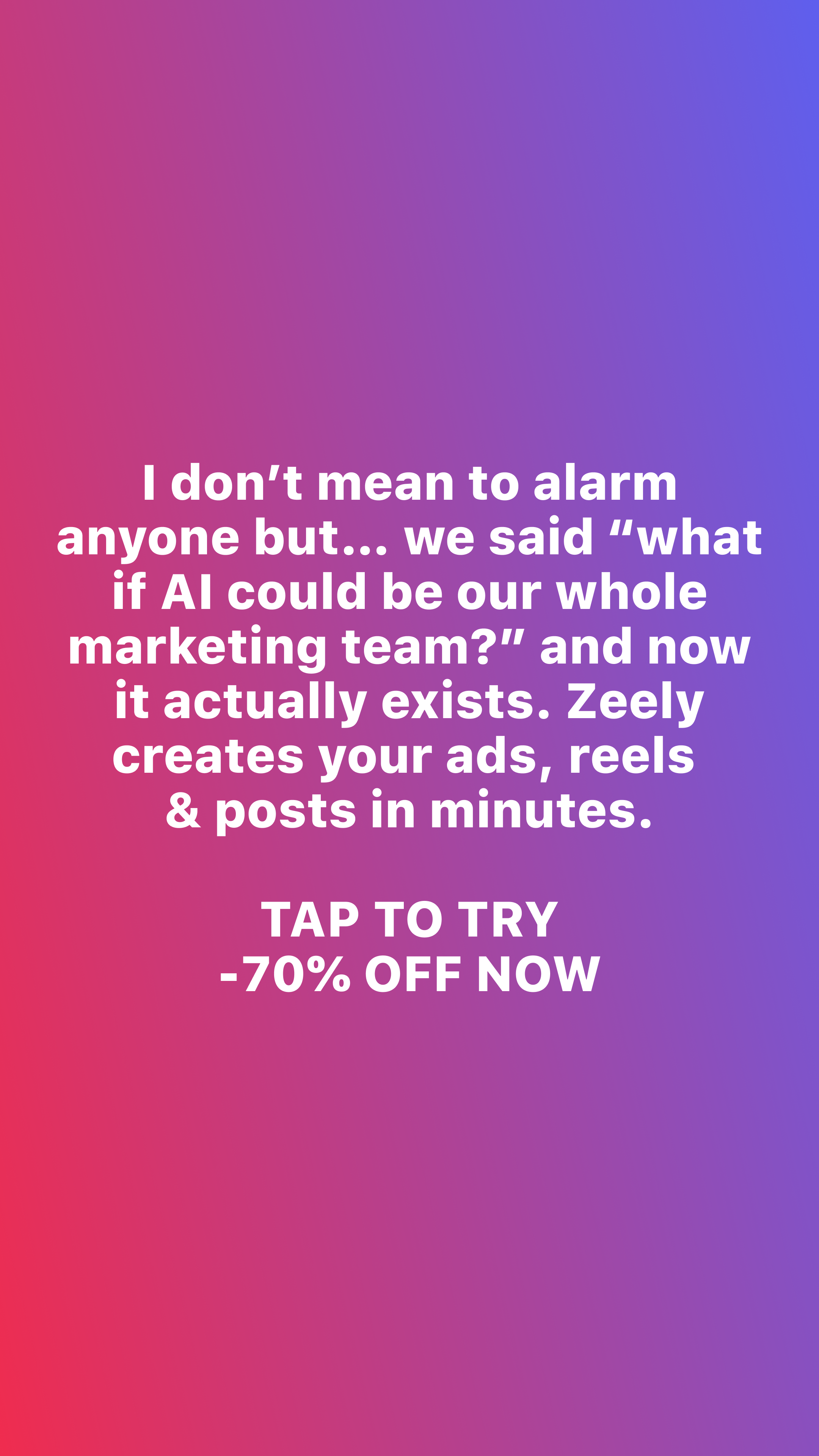 Zeely Facebook ad
