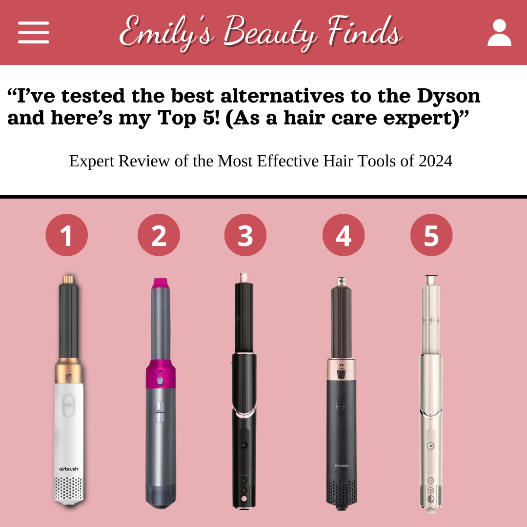 Emily’s Beauty Blog Facebook ad: Which Air Styler Outshines Them All?