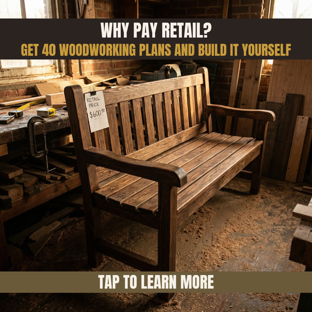 Walt's Wood Shop Facebook ad: Why Pay Retail?