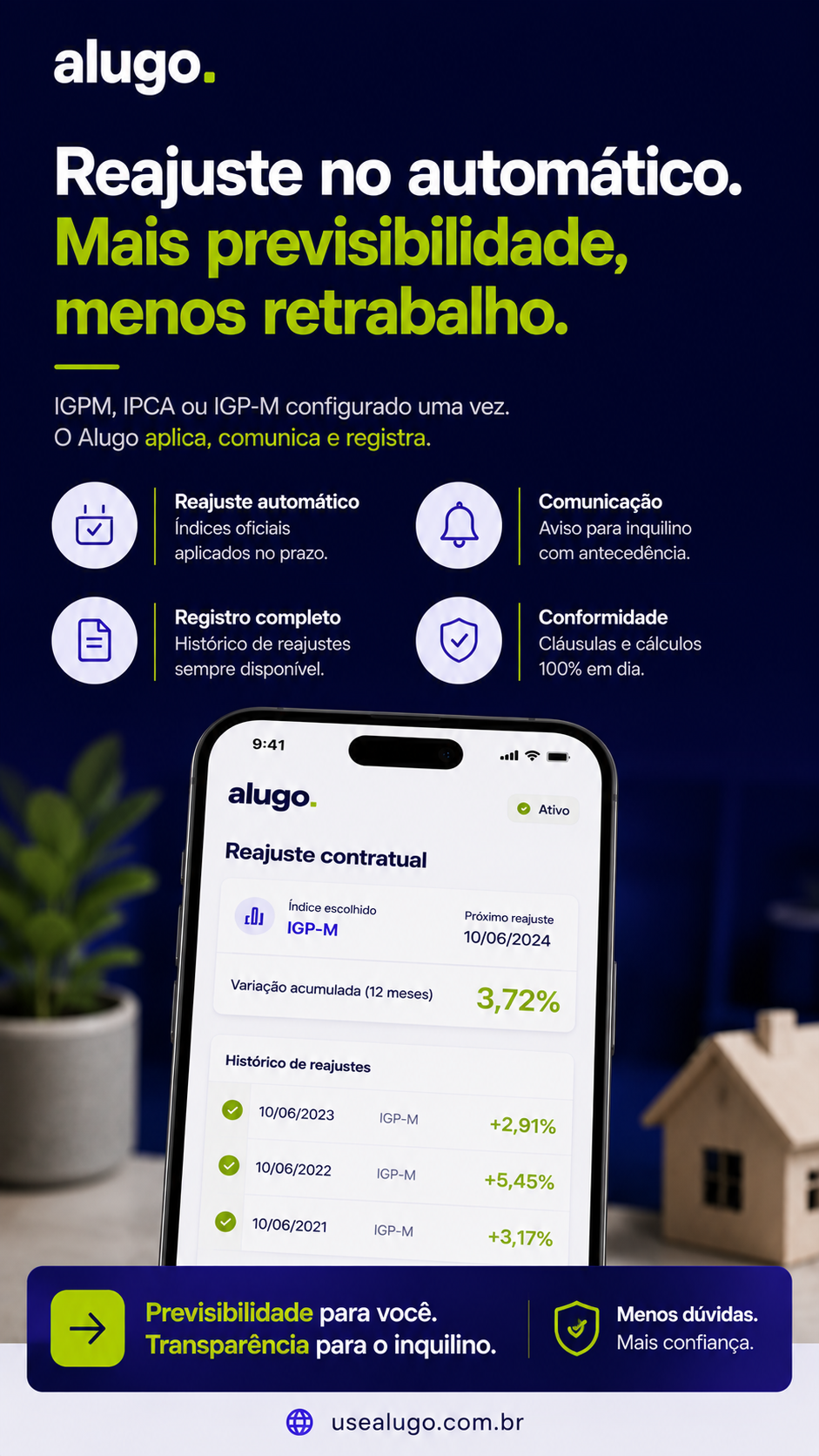 Alugo Facebook ad
