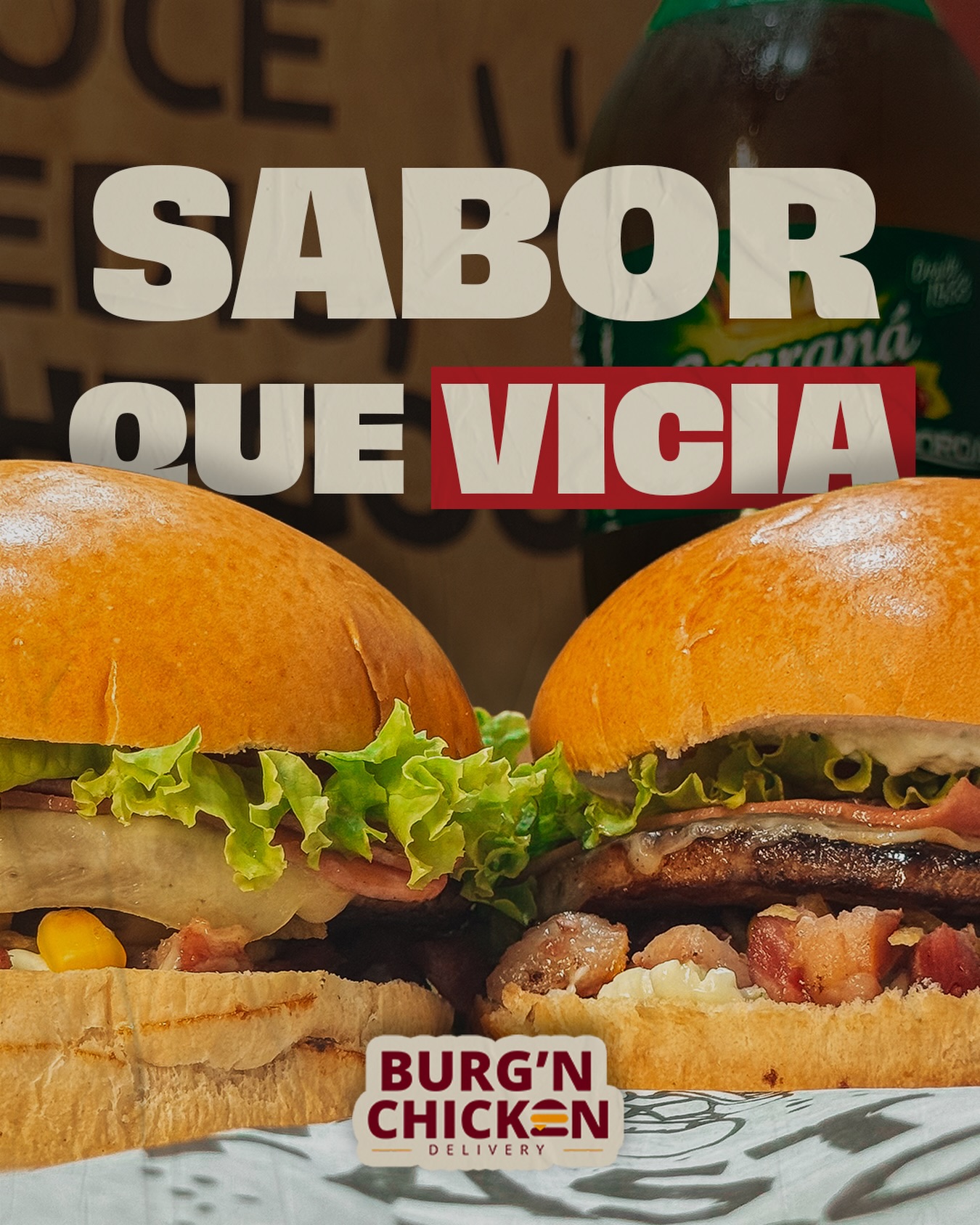 Burgn Chicken Facebook ad: BURGNCHICKEN