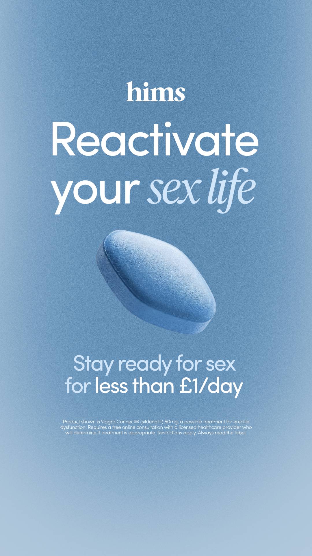 hims Facebook ad