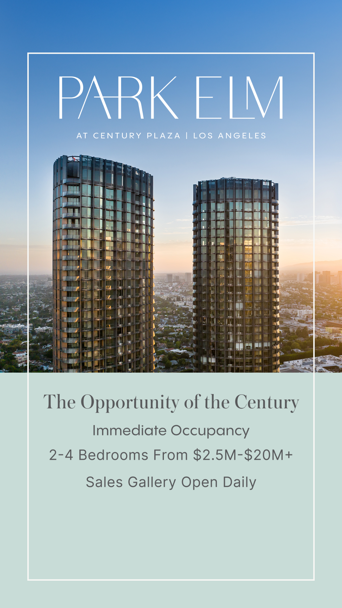 Park Elm Residences Facebook ad from May 1, 2026