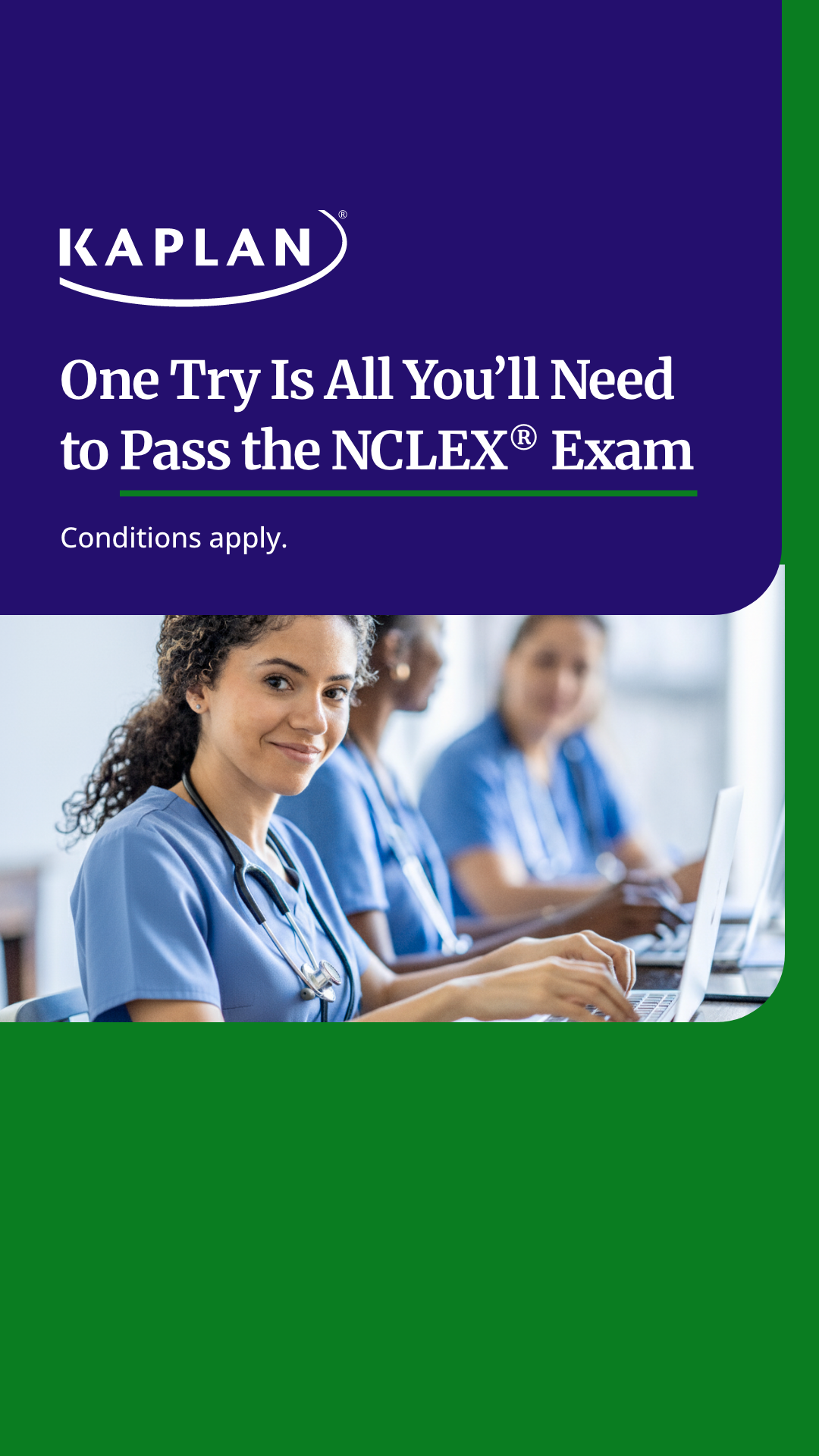 Kaplan NCLEX Prep Facebook ad from Sep 16, 2026