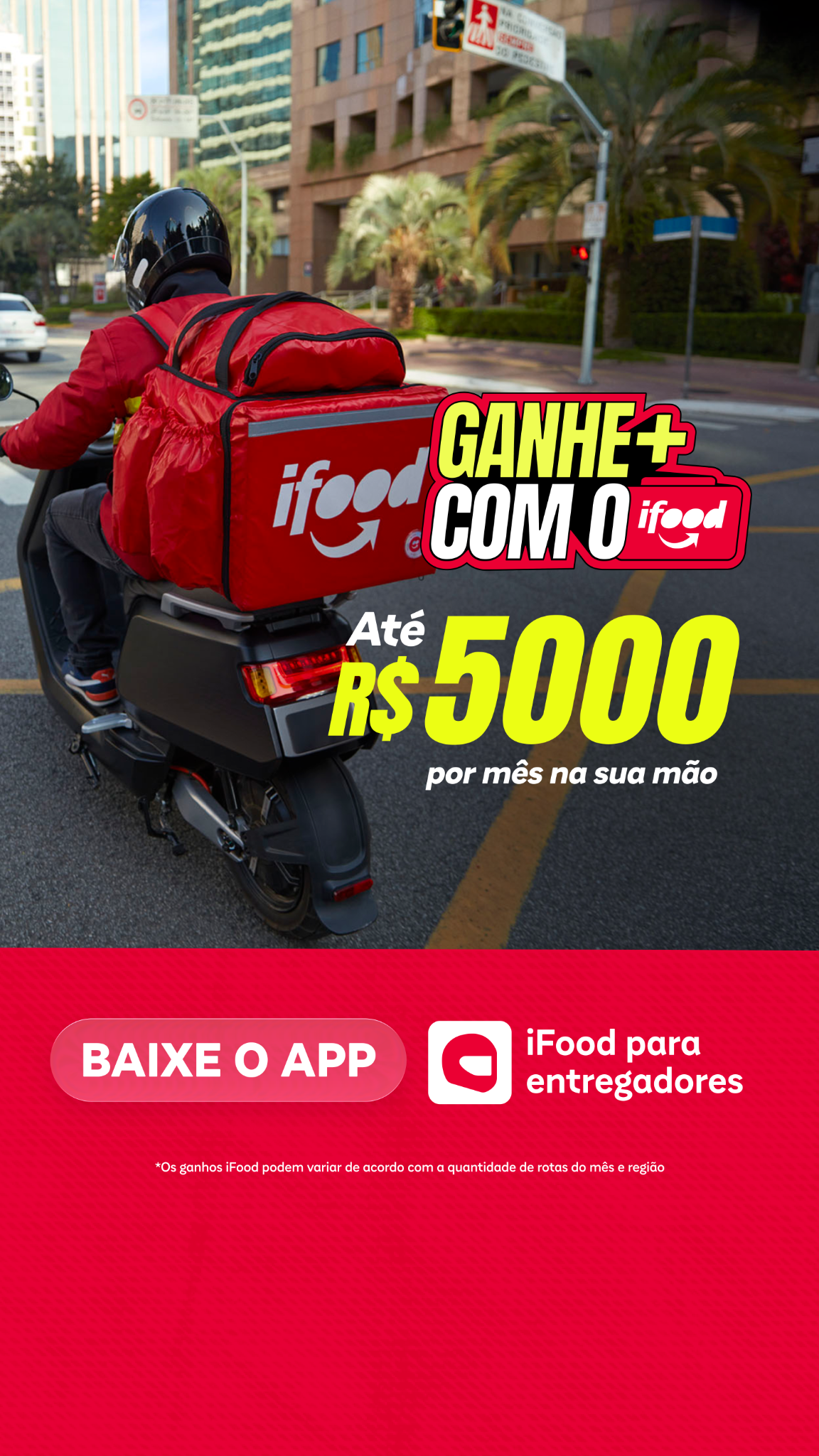 iFood para Entregadores Facebook ad from Apr 15, 2026