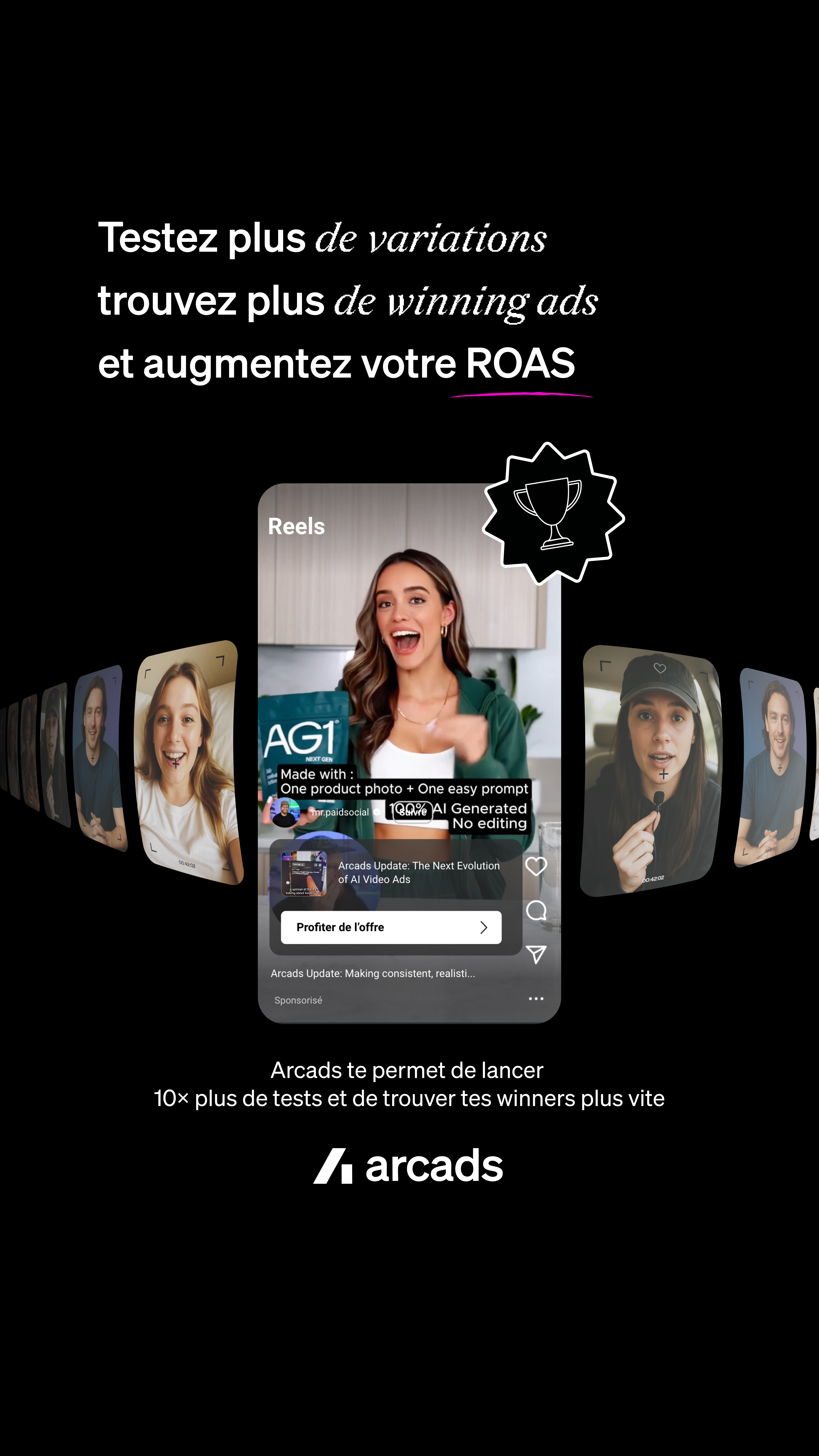 Arcads AI Facebook ad