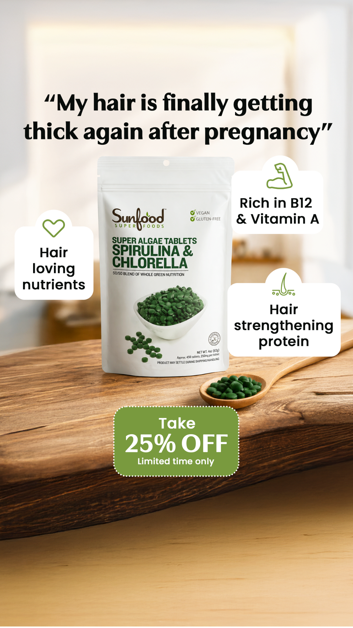 Sunfood Superfoods Facebook ad