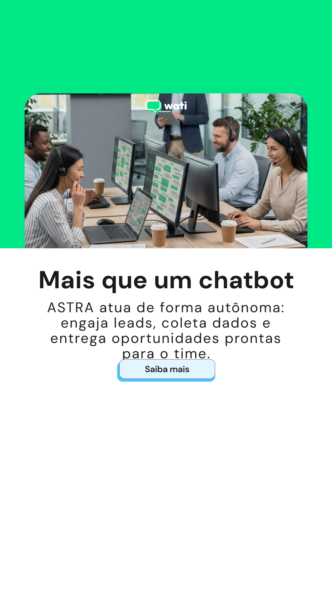 Wati Brasil Facebook ad