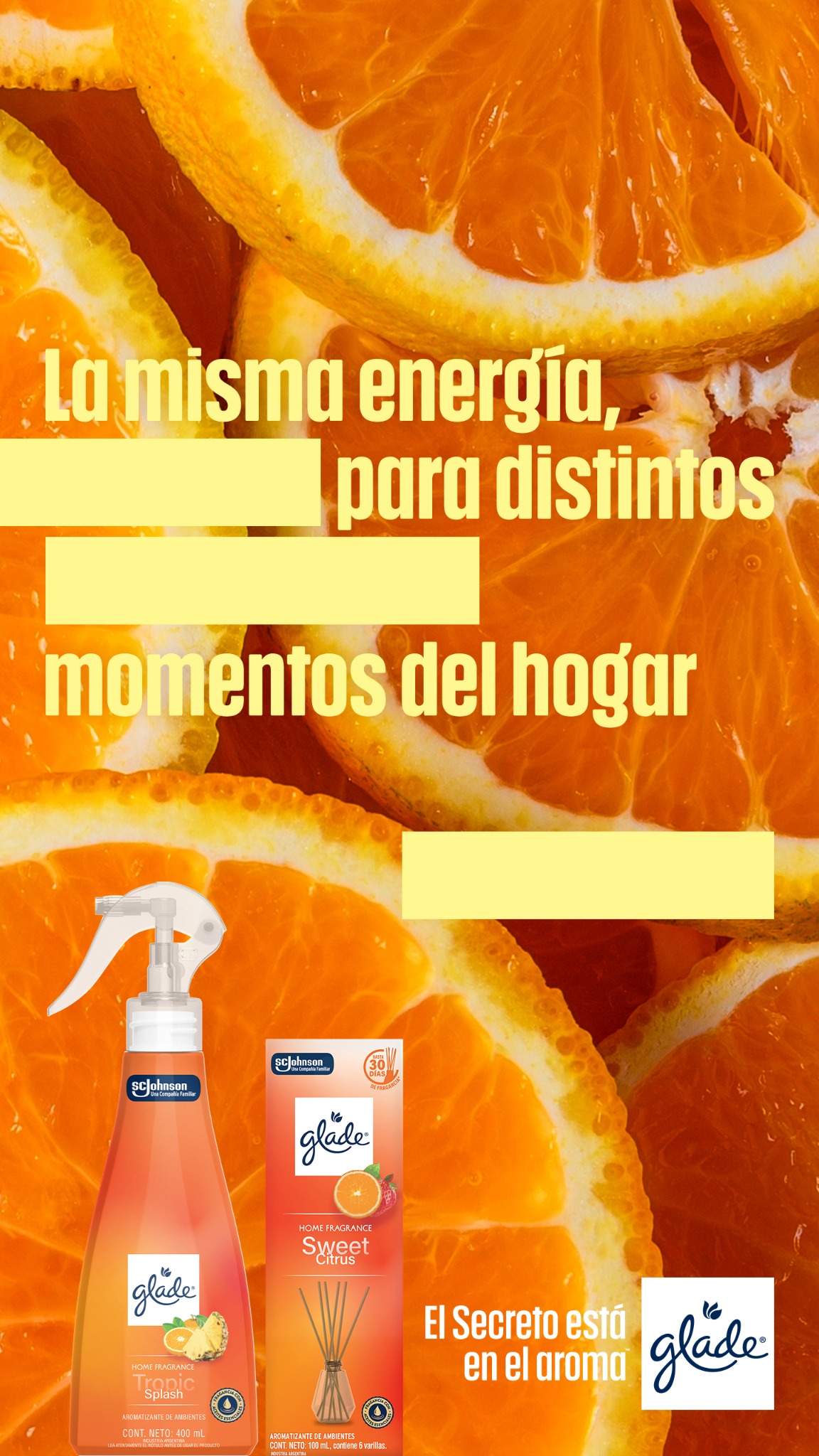 Glade Chile Facebook ad