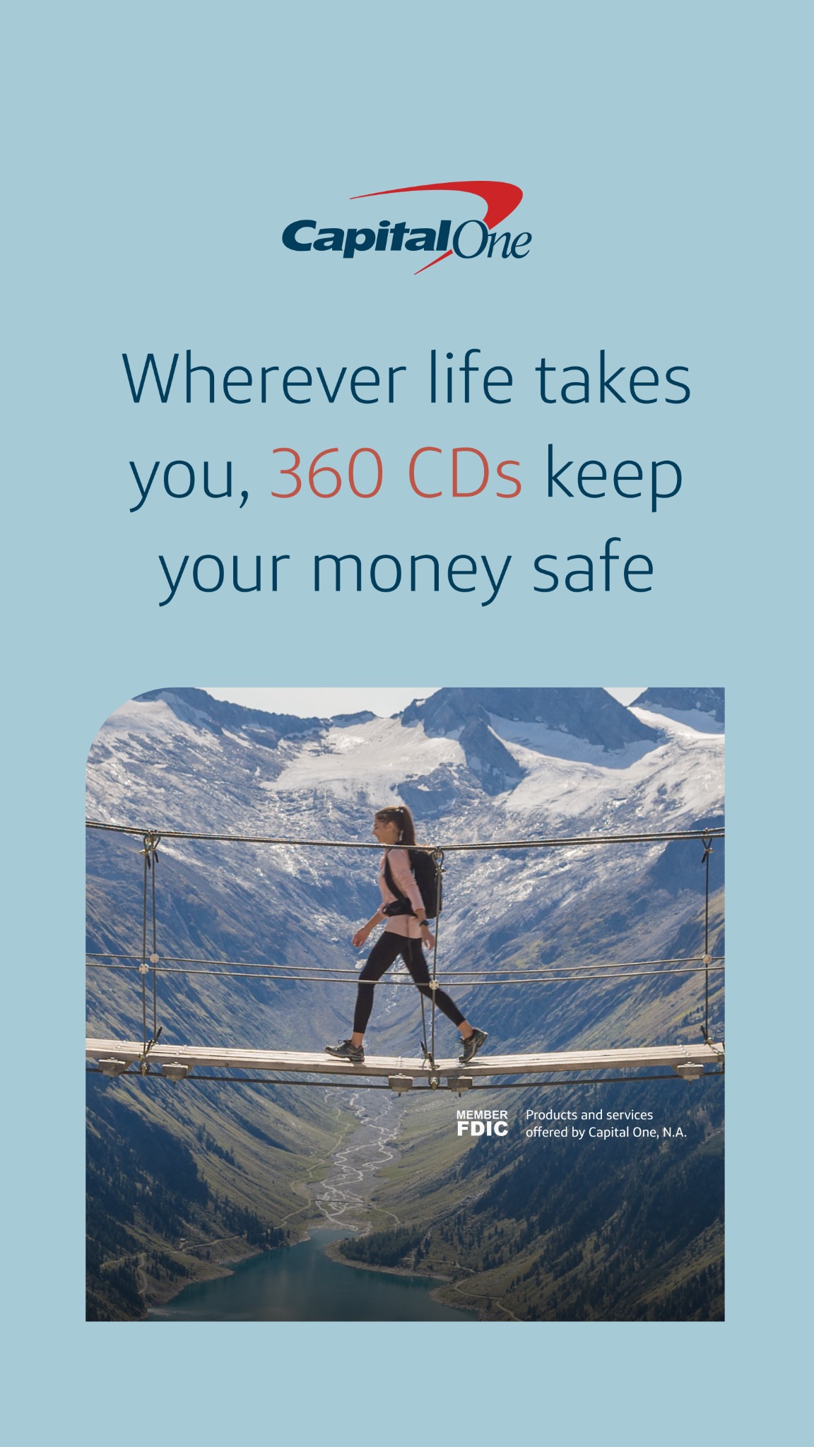 Capital One Facebook ad