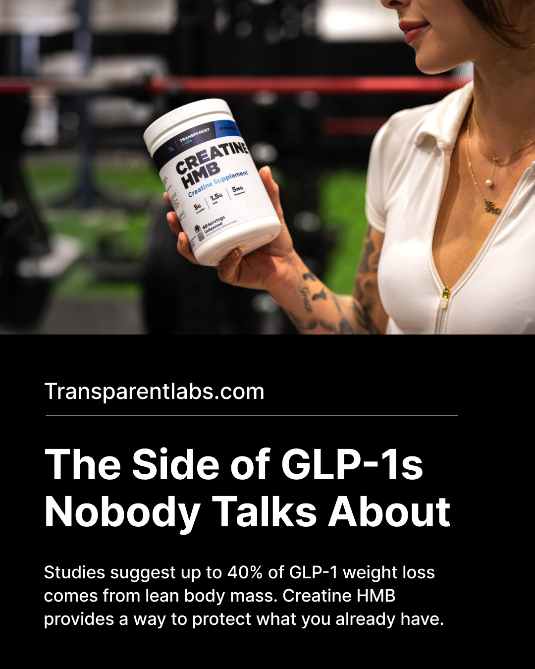 Transparent Labs Facebook ad