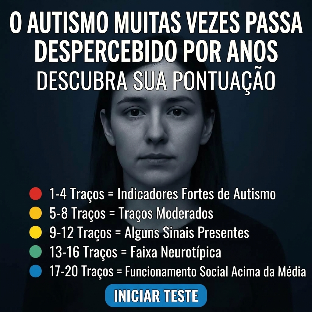 Personality Test Online Facebook ad: Você Experimenta o Mundo de Forma Diferente?
