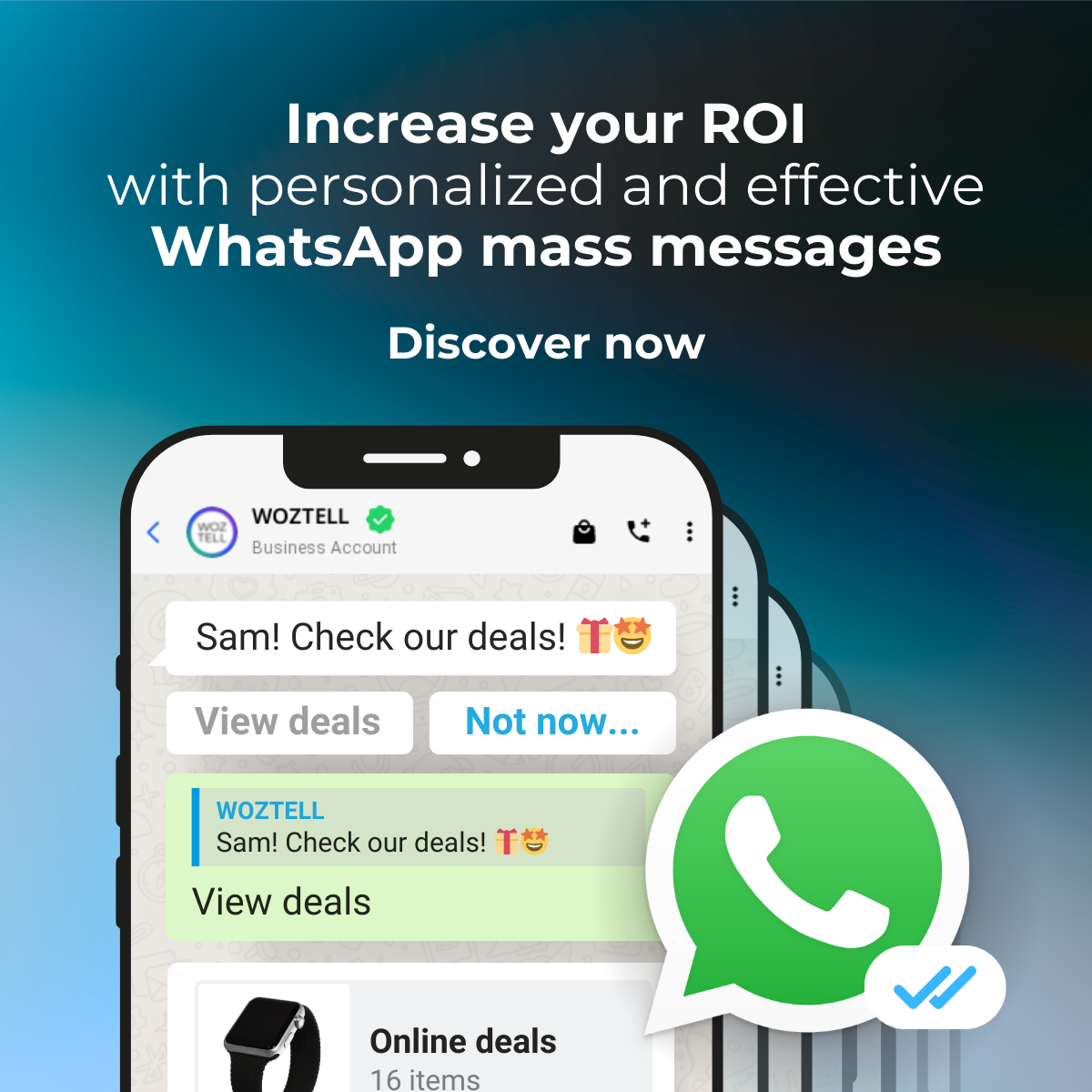 Woztell Facebook ad from Feb 8, 2026