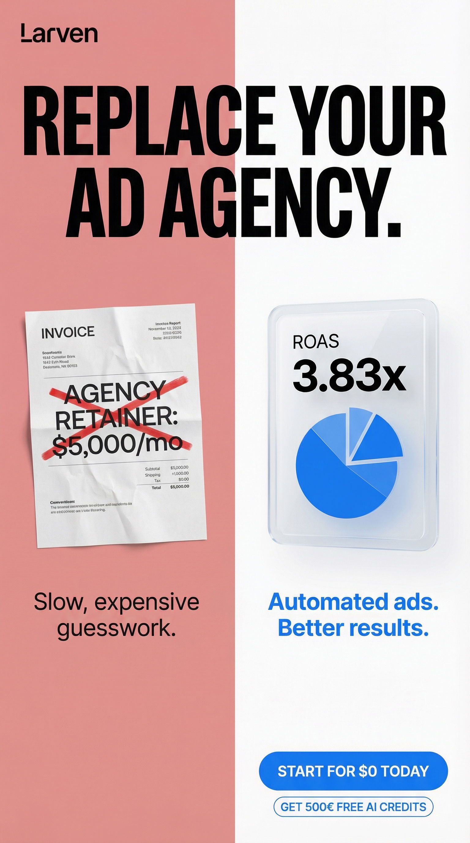 Larven AI Facebook ad