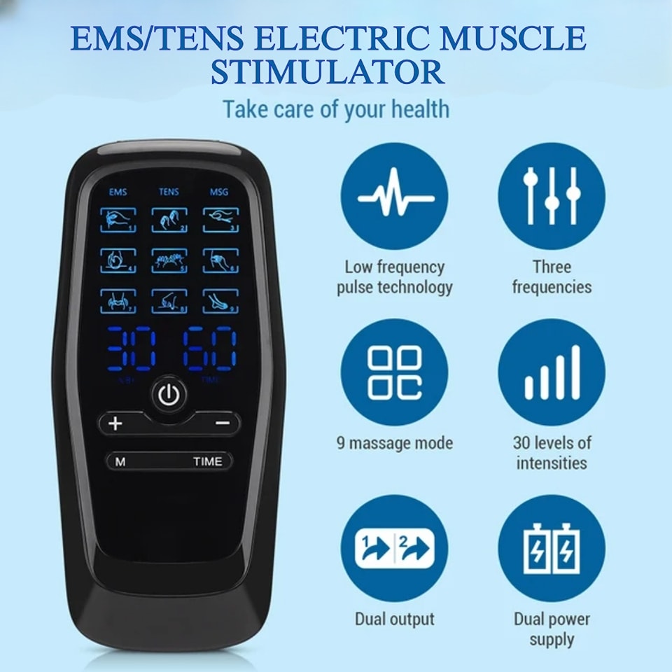 The White Market TT Facebook ad: This Electric Muscle Stimulator sends electrical impulses…