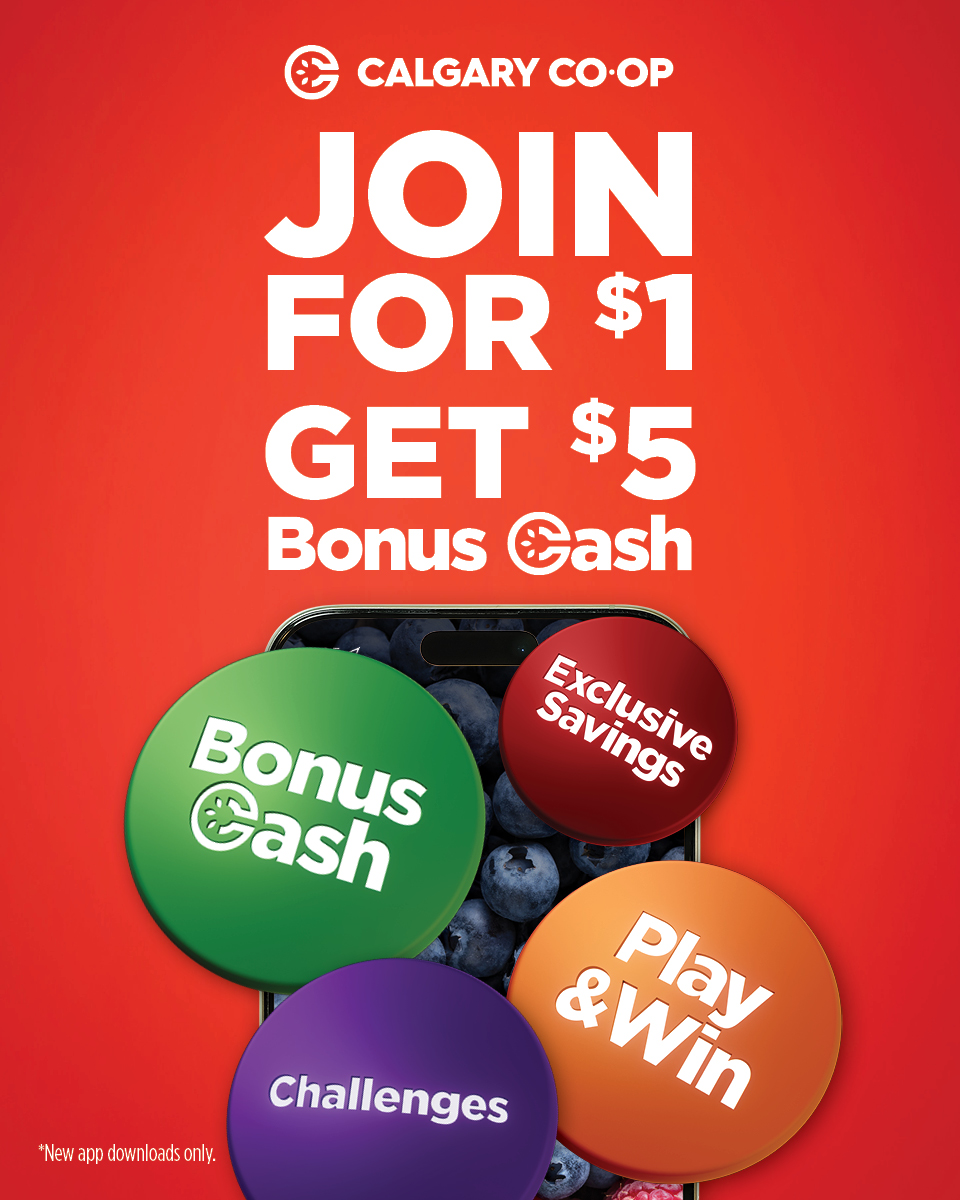 Calgary Co-op Facebook ad from Apr 1, 2026
