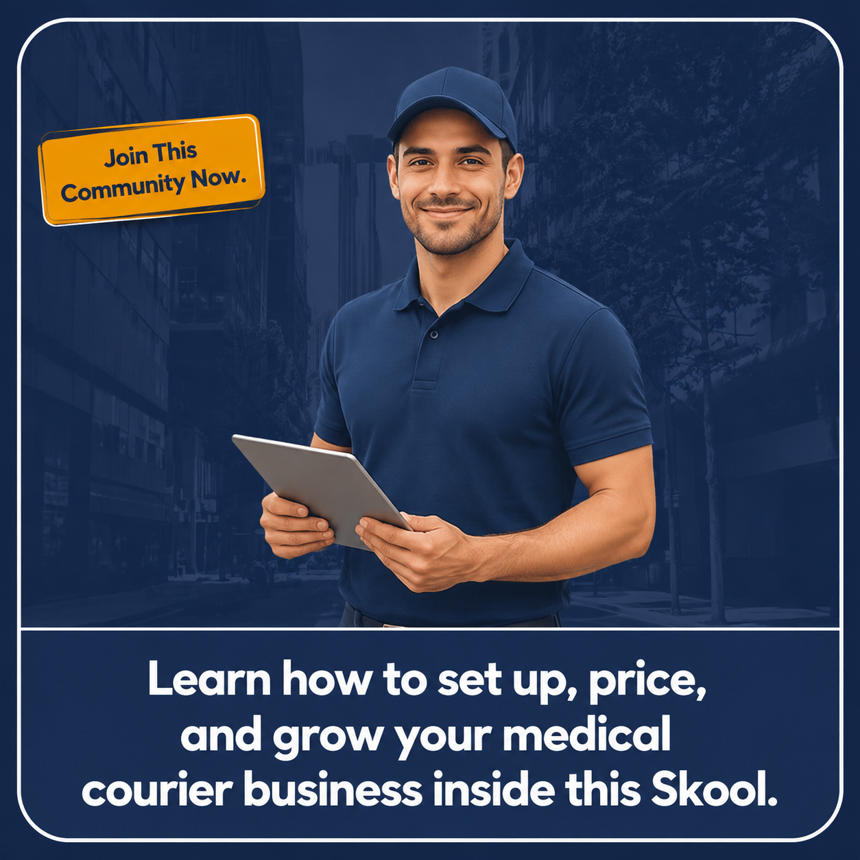 Skool Facebook ad