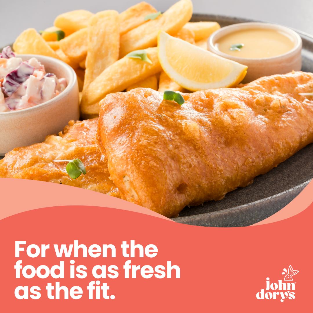 John Dorys Fish, Grill, Sushi. Facebook ad