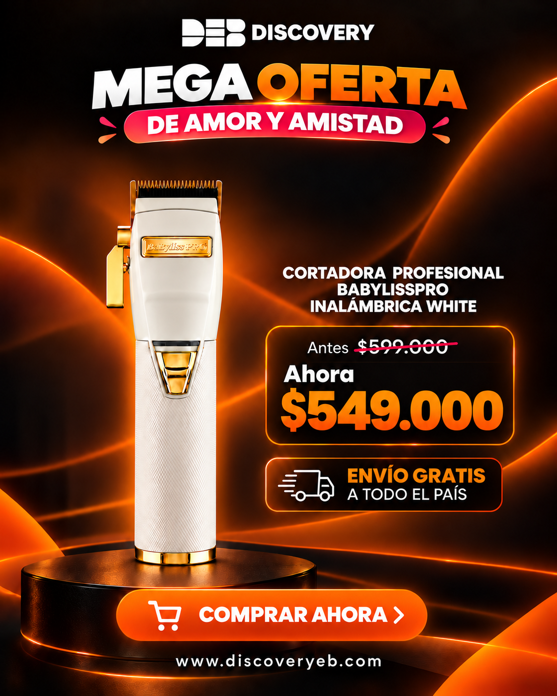 discovery.eb Facebook ad: ¡Últimas unidades!