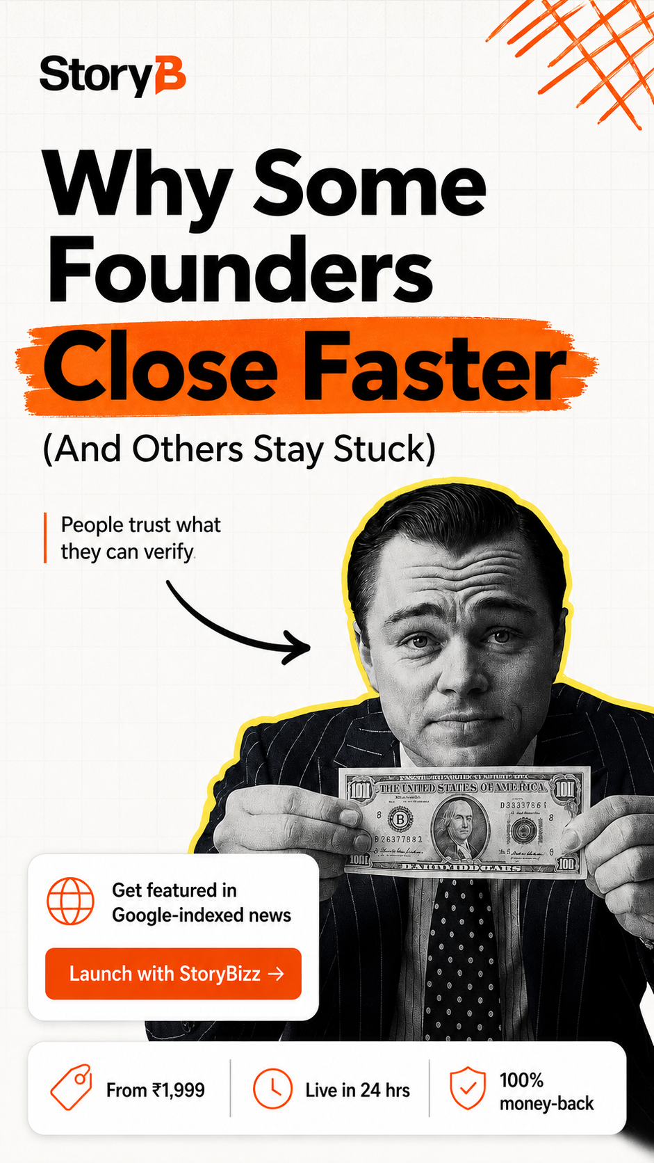 Storybizz Facebook ad: ₹1,999 Solution to Online Presence