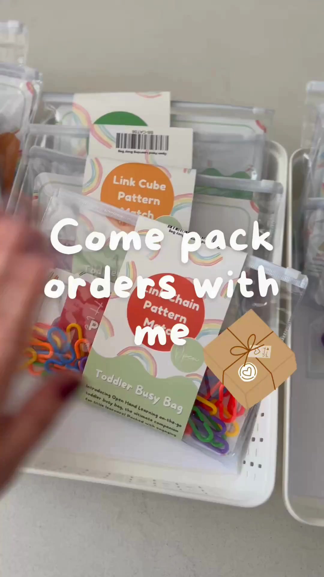 Open Hand Learning Facebook ad: Add 4 Busy Bags, Get 1 FREE