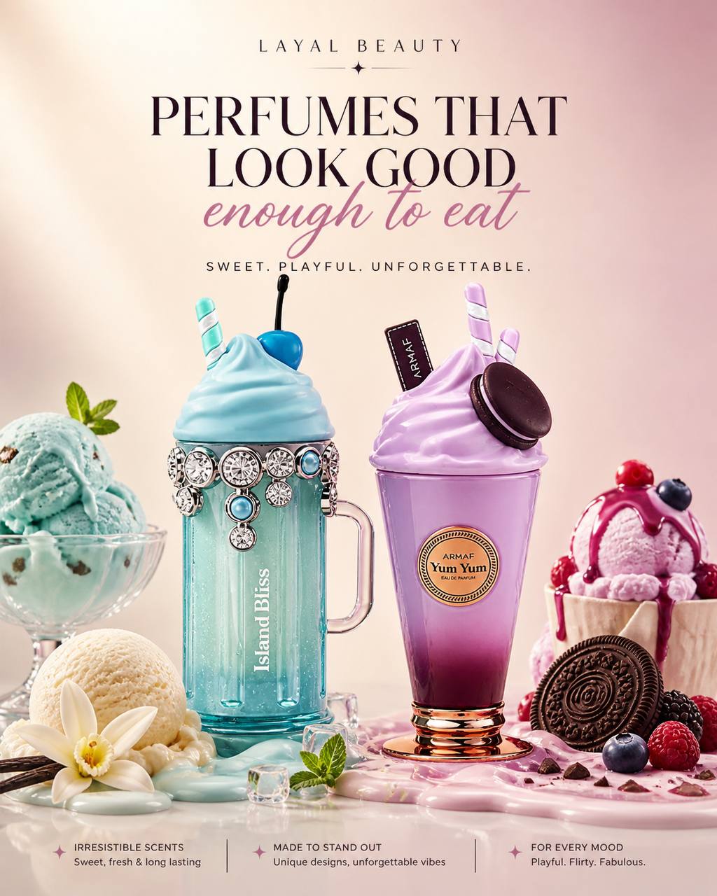Layal beauty Facebook ad: Shop now before everyone else does