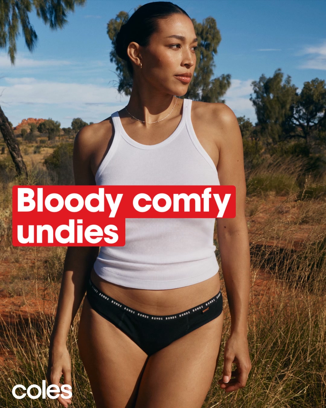 Coles Facebook ad: Bonds