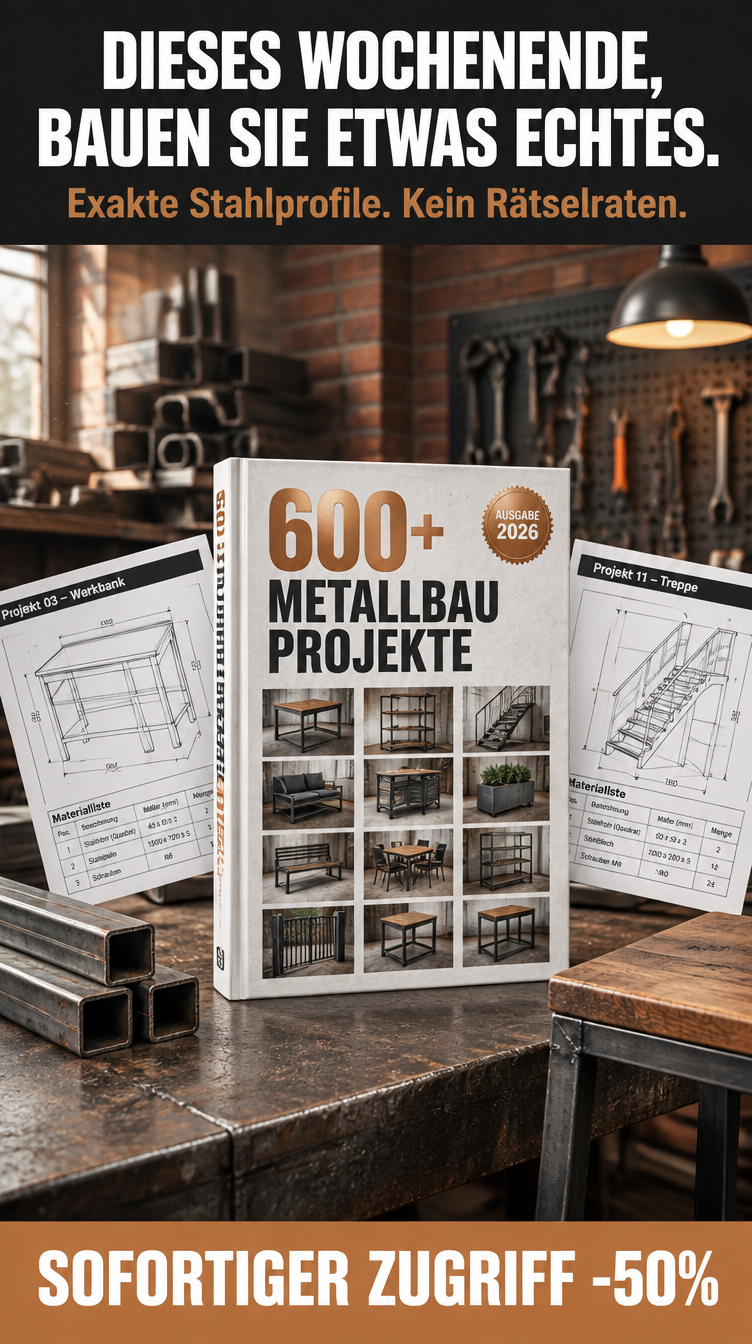 Master Crafts DIY Facebook ad: 600+ Metallbau Projekte