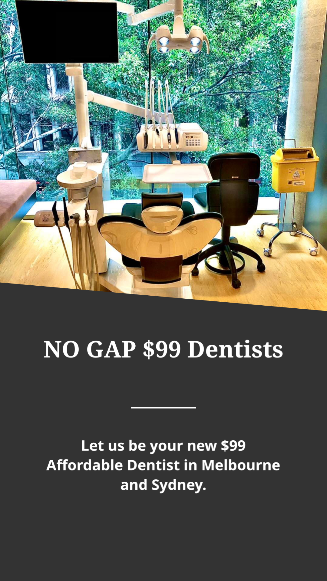 NO GAP $99 Dentists Facebook ad from Nov 5, 2022