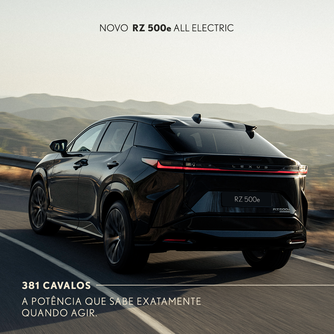 Lexus Brasil Facebook ad: Sofisticação, eficiência e design marcante: conheça o RZ…