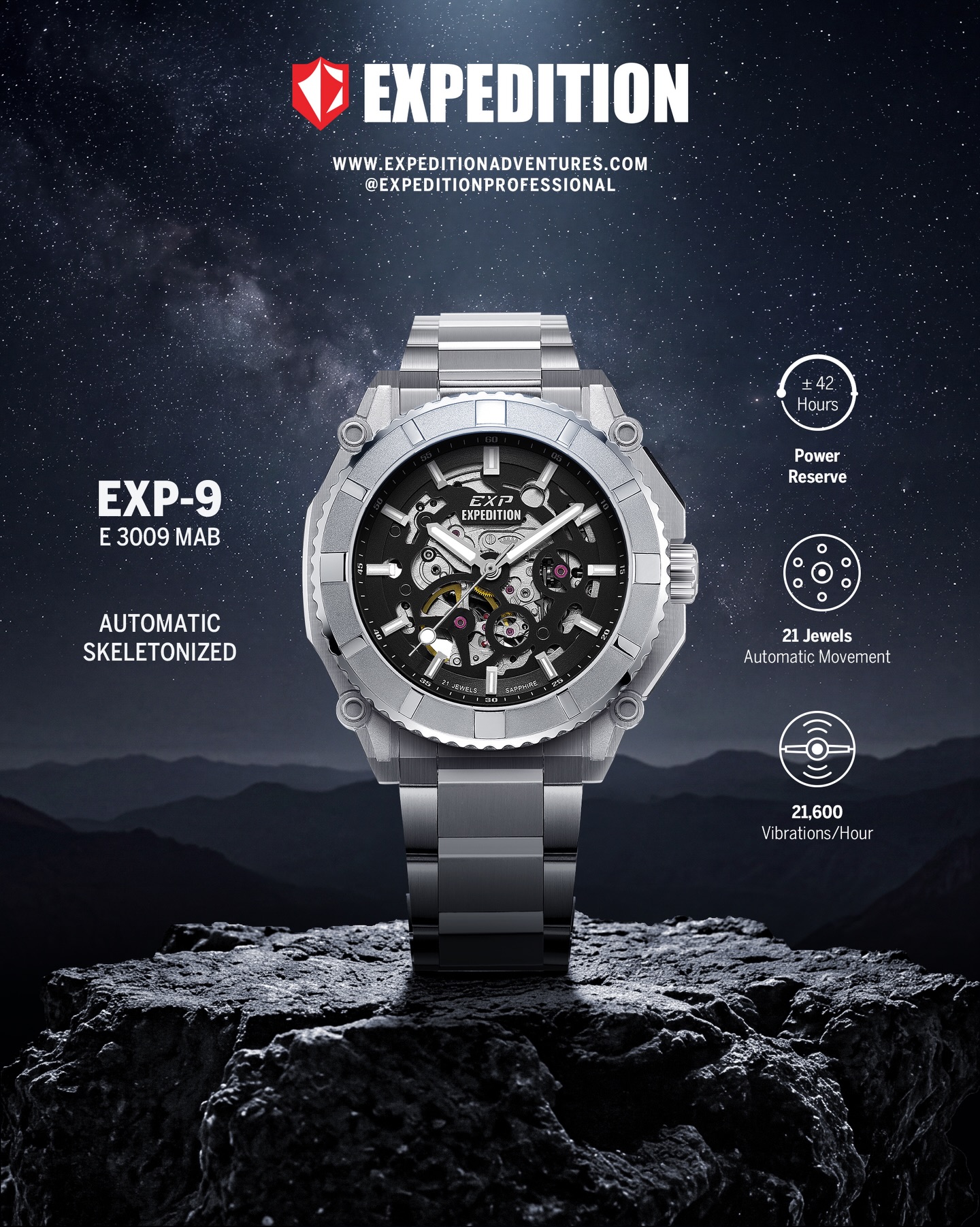 Expedition Professional Facebook ad: Introducing the Expedition 3009 EXP-9.