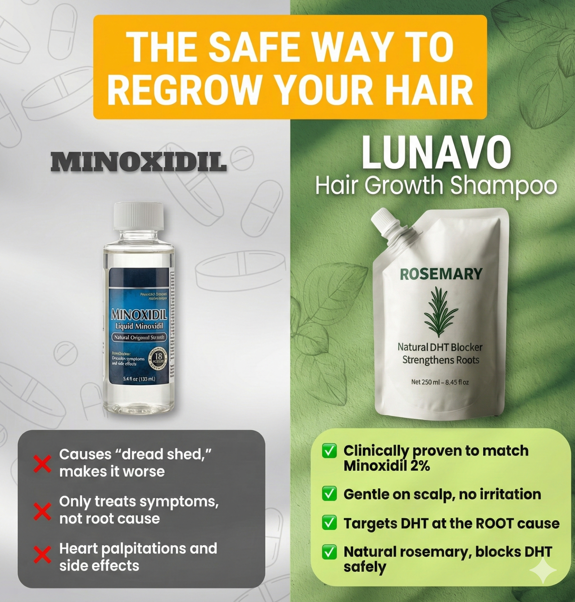 Lunavo Facebook ad: FREE GIFTS INCLUDED