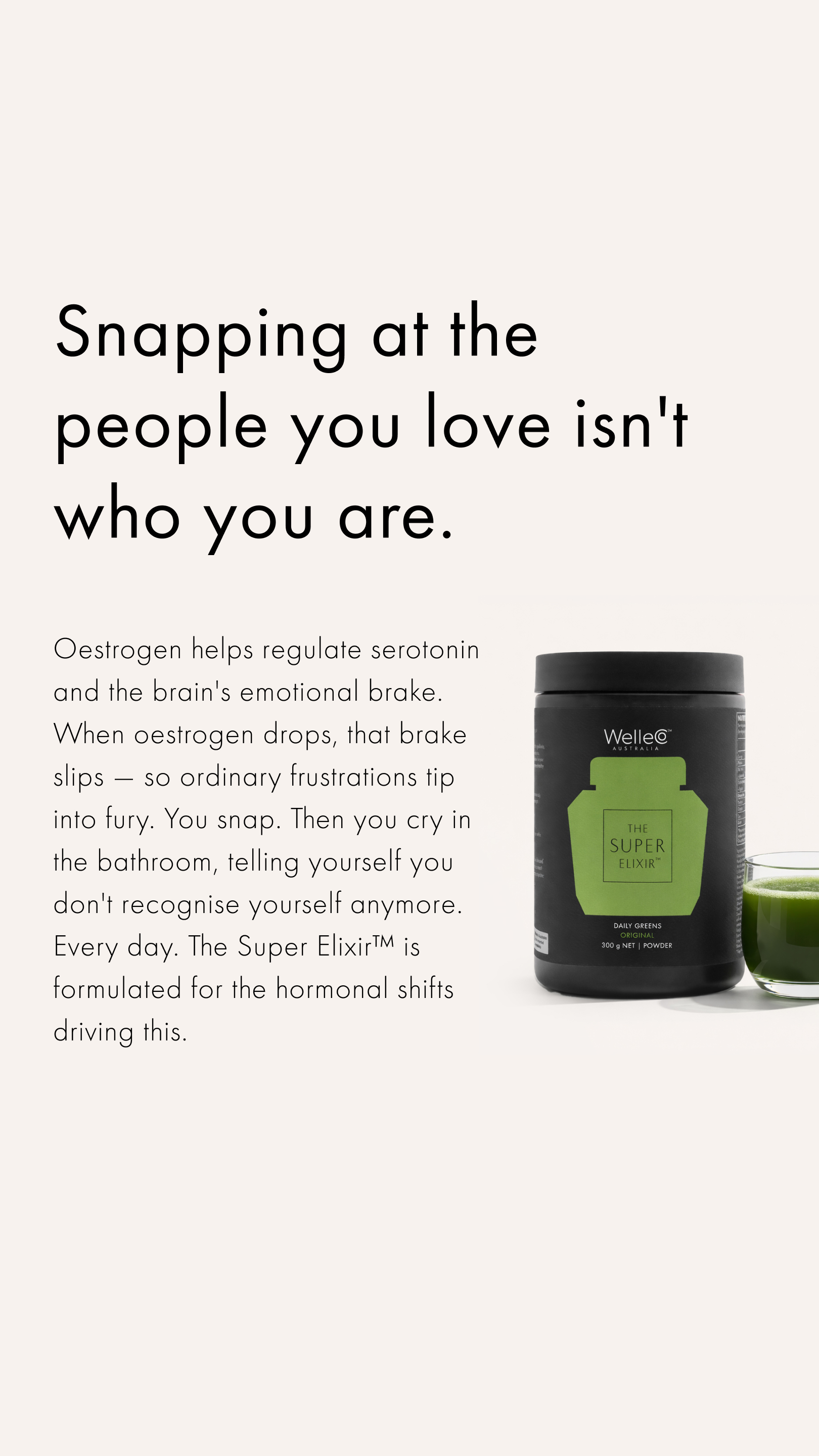 WelleCo Facebook ad
