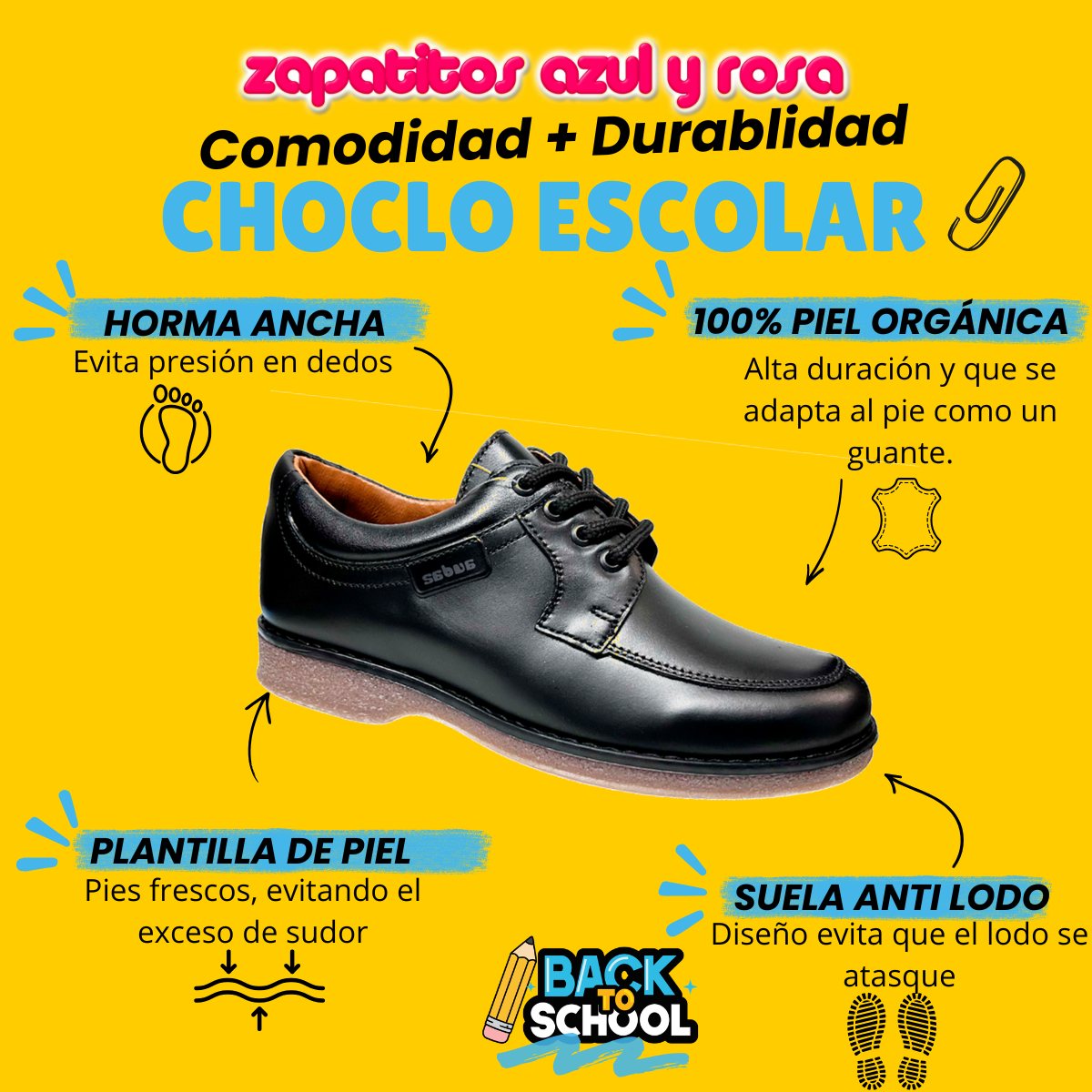 Zapatitos Azul y Rosa Facebook ad: Encuentra TODAS LAS TALLAS, TODOS LOS MODELOS!