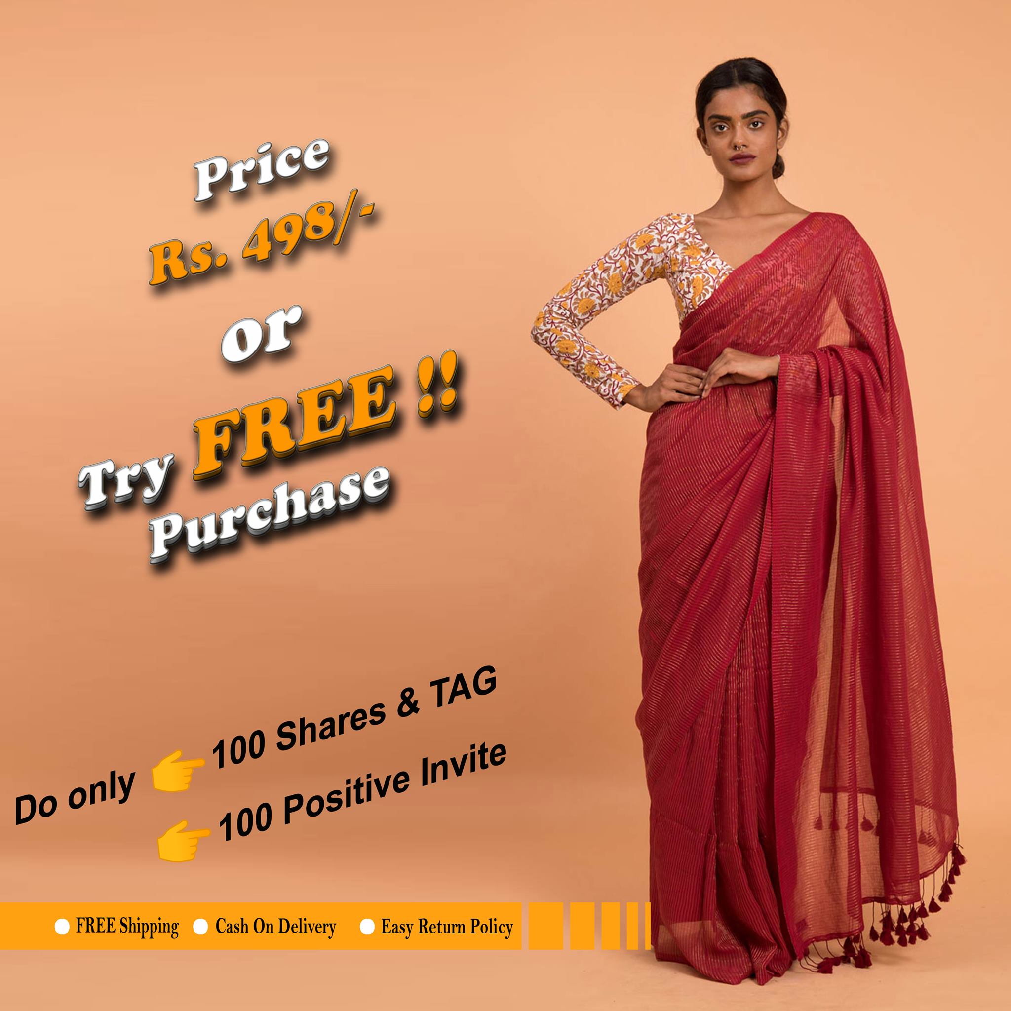 Milaans.com Facebook ad: বাংলার তাঁতী সমন্বযে তৈরী নির্রযোগ্য অনলাইন স্টোর…