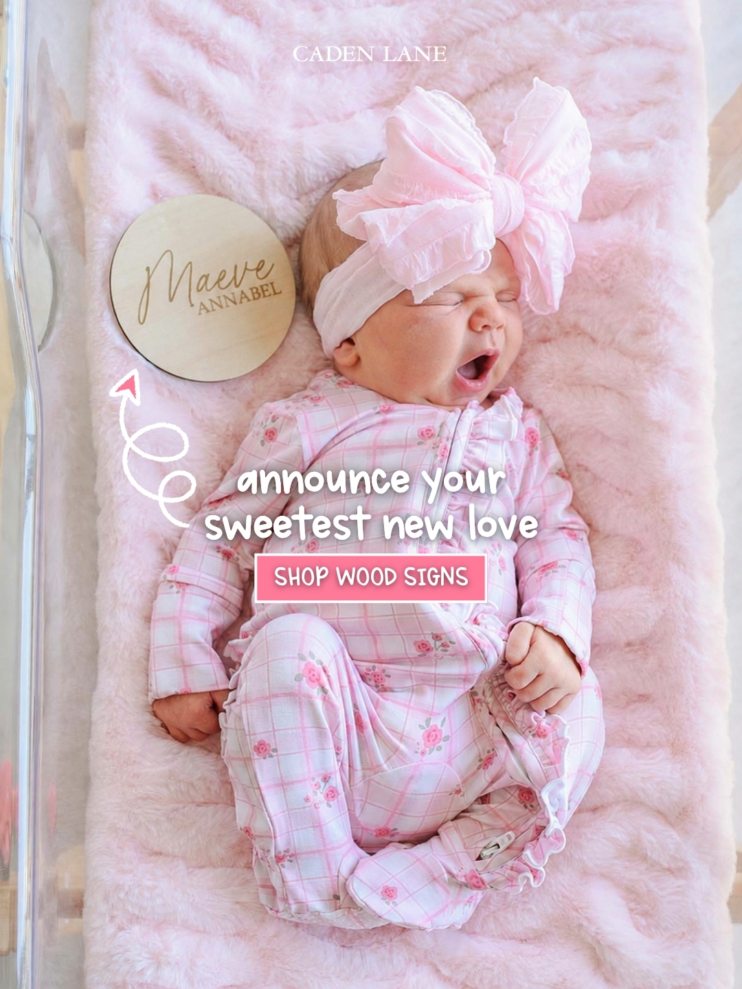 Caden Lane Facebook ad: Best Sellers for Baby