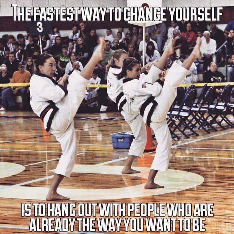 Roseburg Martial Arts Academy Facebook ad: Goals we set are goals we get!